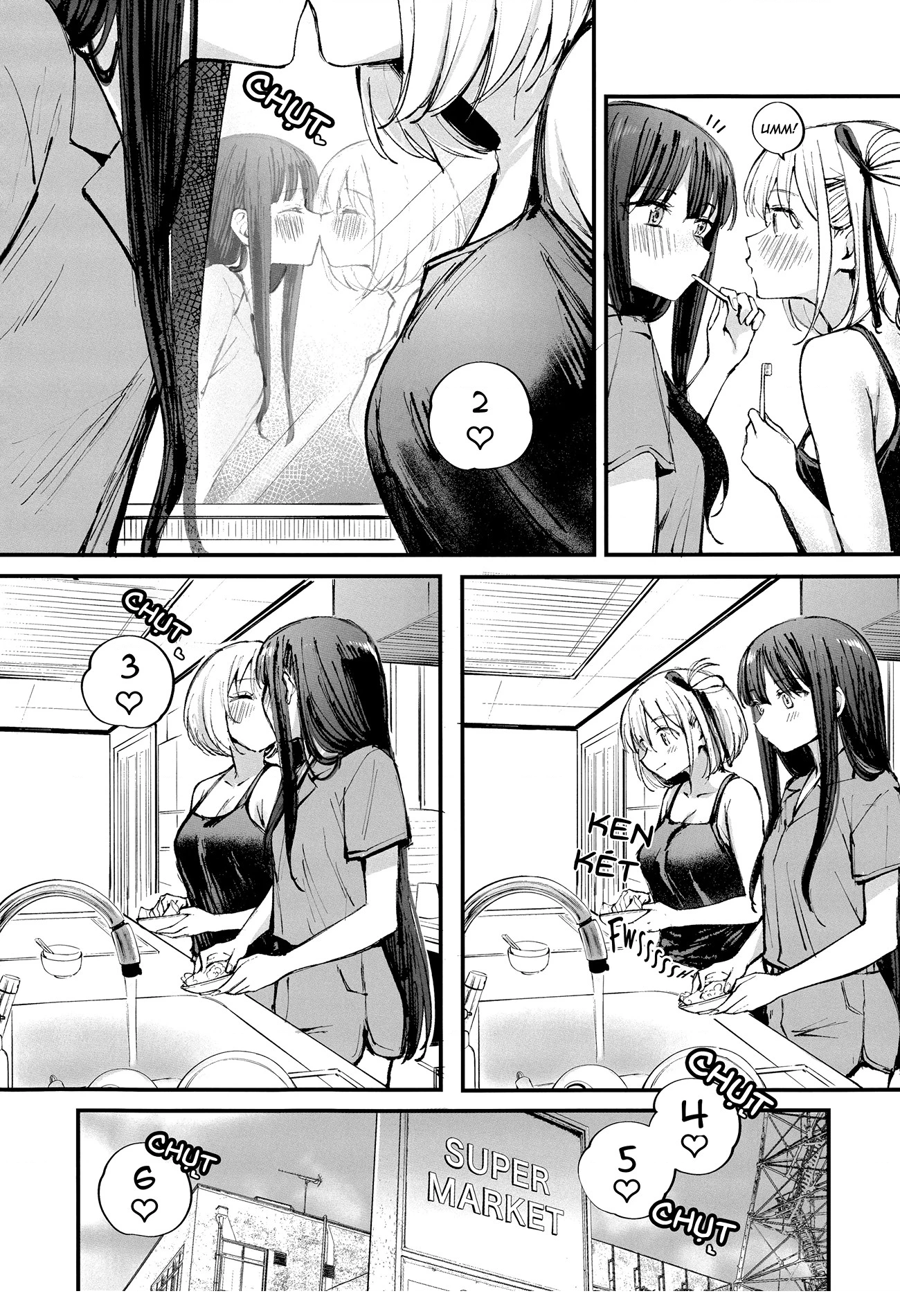 HentaiVN.net - Ảnh 9 - Kiss, Kiss, Kiss - Chap 1