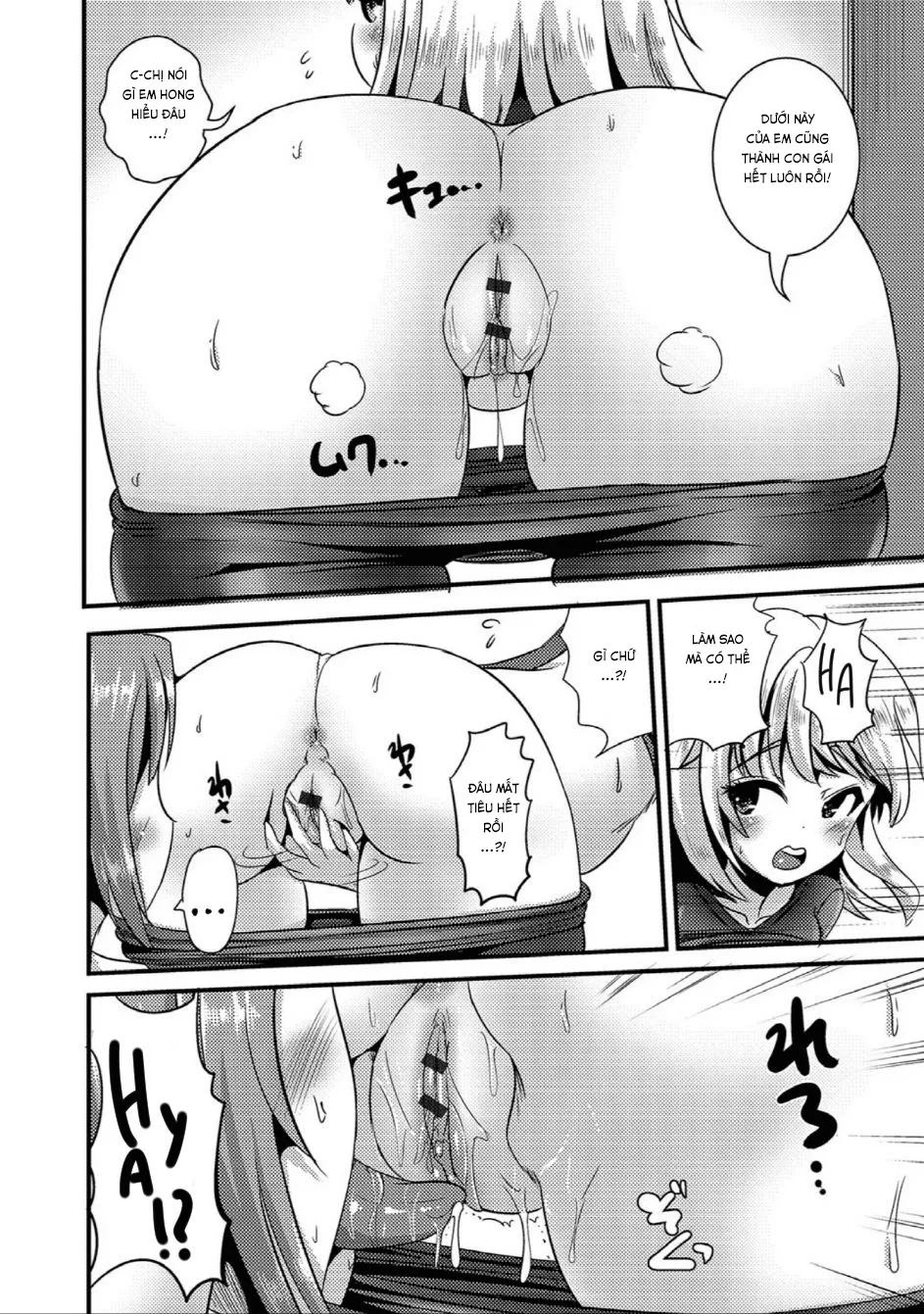 HentaiVN.net - Ảnh 11 - Gái Có Cu Tập Thể Dục! [TS Tights] - Chap 1