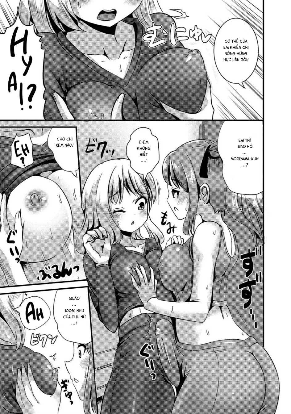 HentaiVN.net - Ảnh 8 - Gái Có Cu Tập Thể Dục! [TS Tights] - Chap 1