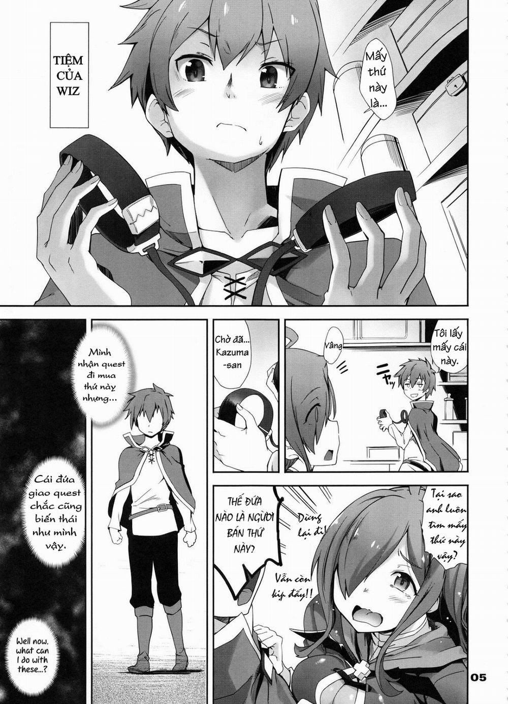 HentaiVN.net - Ảnh 3 - A Silent Heart-To-Heart Encounter, What Do You Call It Again? (Kono Subarashii Sekai ni Syukufuku o!) [Kotoba ya Moji o Tsukawanakute mo Kokoro ga Tsuujiau Koto tte Nandakke?] - Chap 1