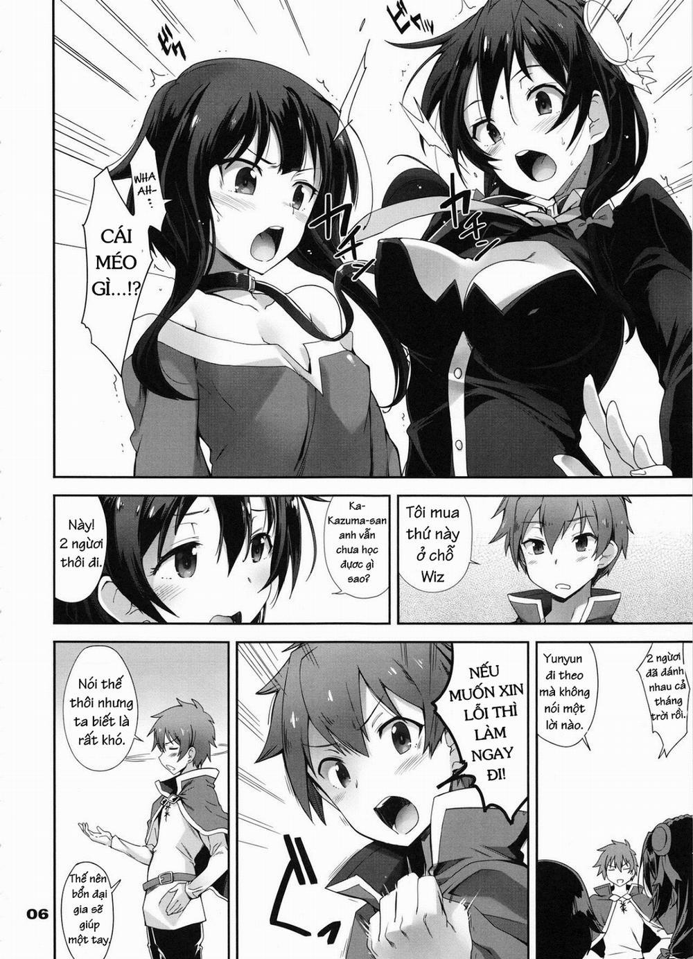 HentaiVN.net - Ảnh 4 - A Silent Heart-To-Heart Encounter, What Do You Call It Again? (Kono Subarashii Sekai ni Syukufuku o!) [Kotoba ya Moji o Tsukawanakute mo Kokoro ga Tsuujiau Koto tte Nandakke?] - Chap 1
