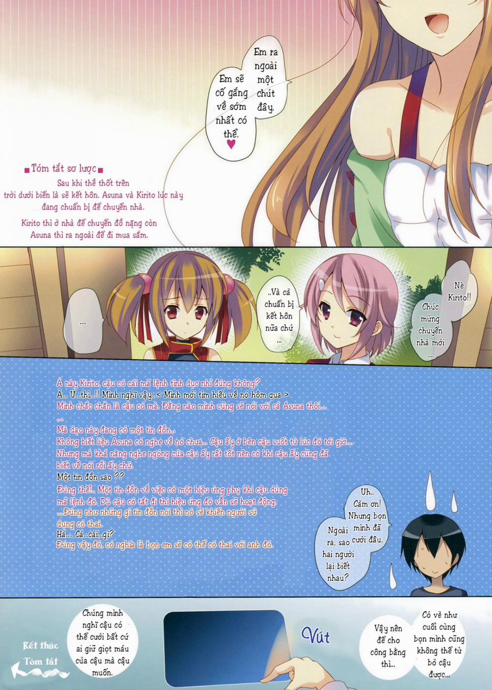 HentaiVN.net - Ảnh 3 - Rinri Code: Dai 2 Sou (Sword Art Online) [Ethics Code: Second Floor (Sword Art Online)] - Chap 1