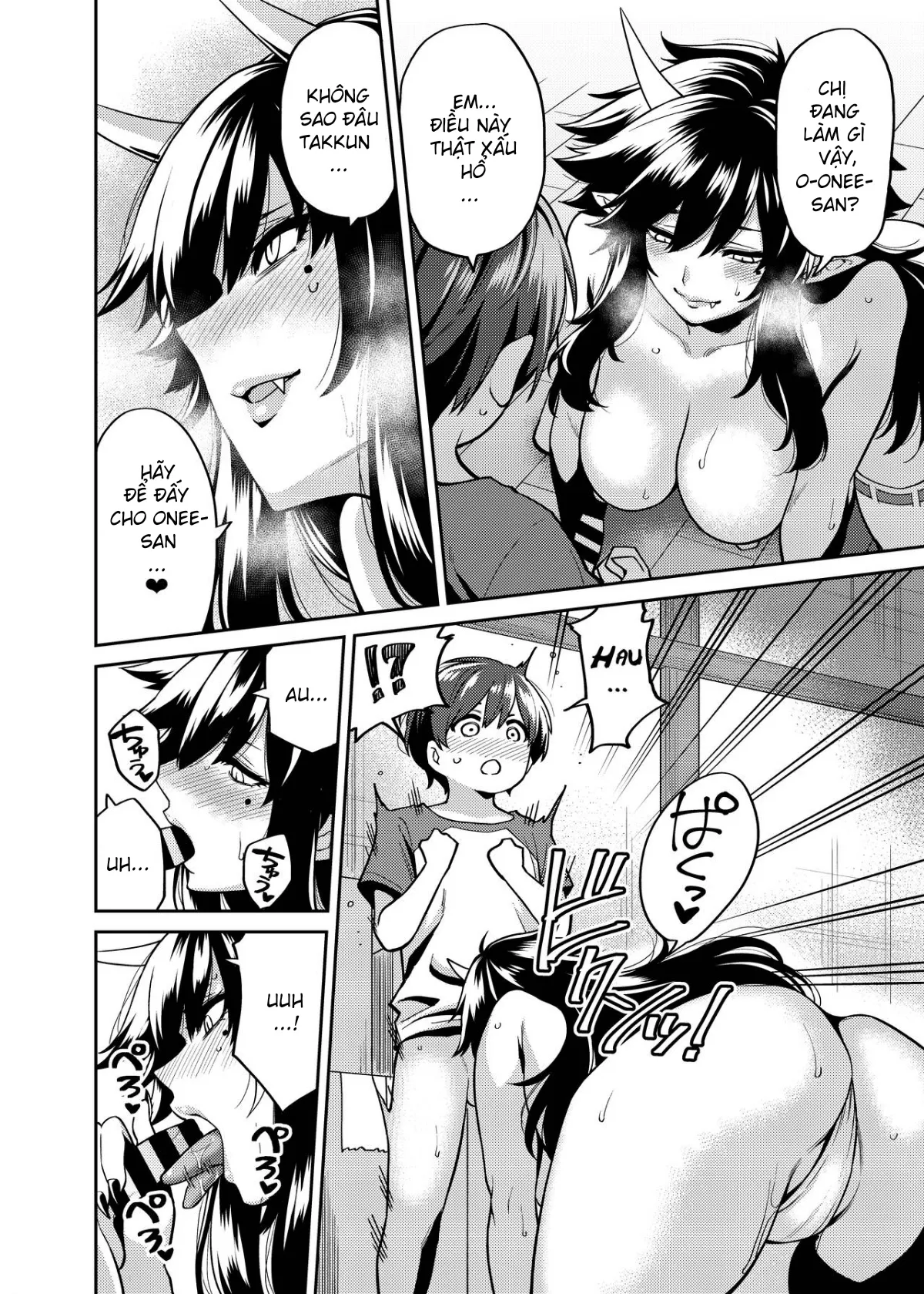 HentaiVN.net - Ảnh 13 - Takkun and the Oni Onee-san [Takkun to Oni no Onee-san] - Chap 1