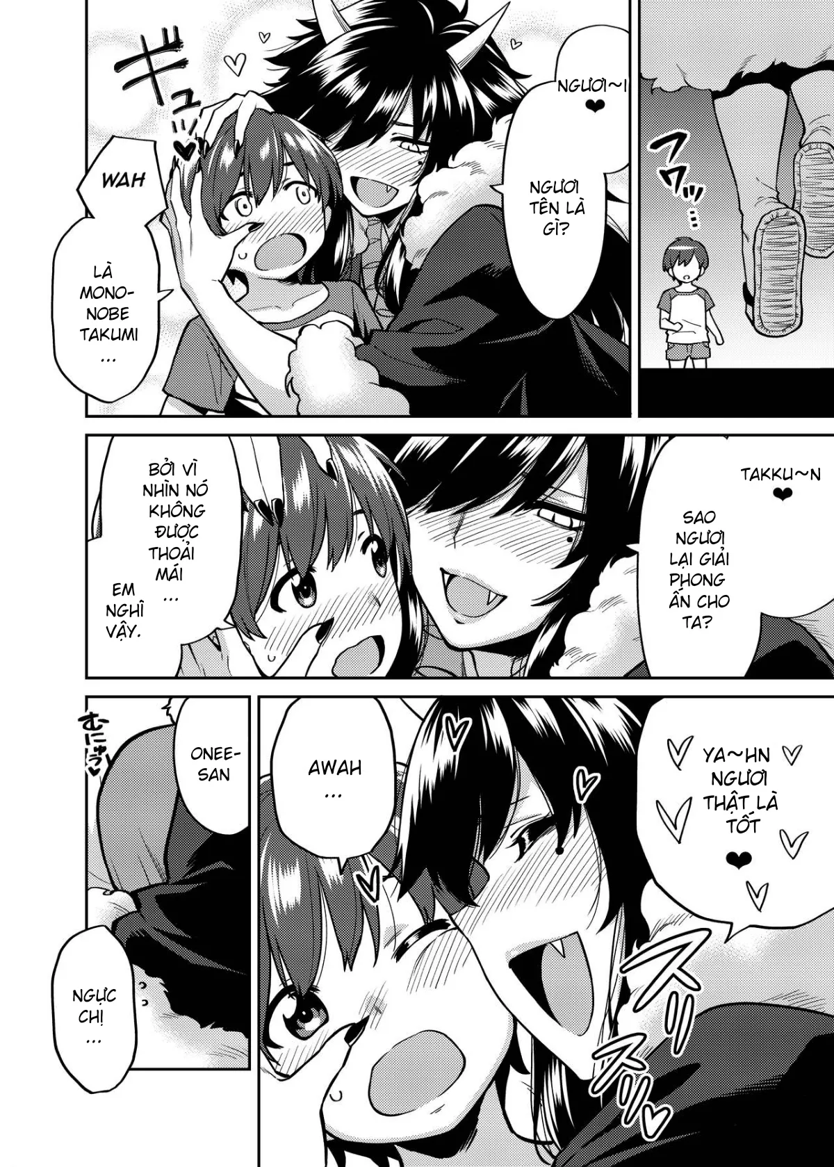 HentaiVN.net - Ảnh 5 - Takkun and the Oni Onee-san [Takkun to Oni no Onee-san] - Chap 1