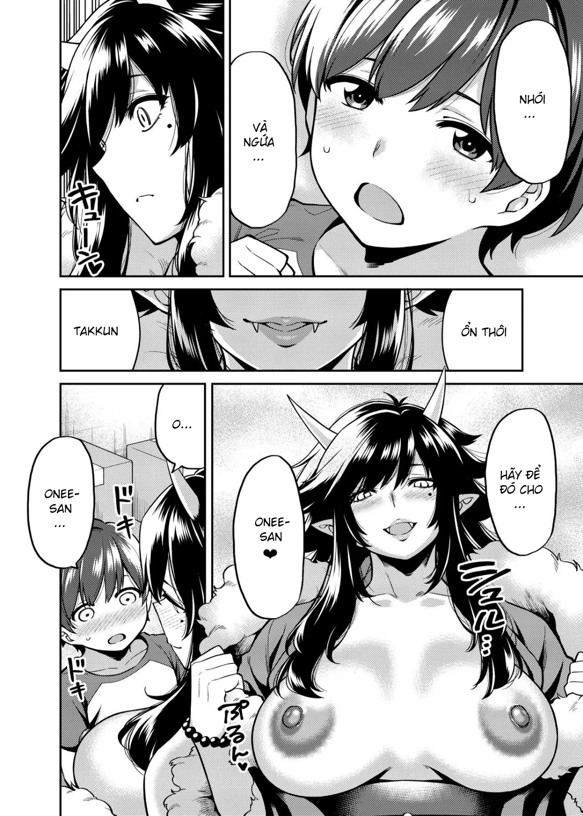HentaiVN.net - Ảnh 7 - Takkun and the Oni Onee-san [Takkun to Oni no Onee-san] - Chap 1