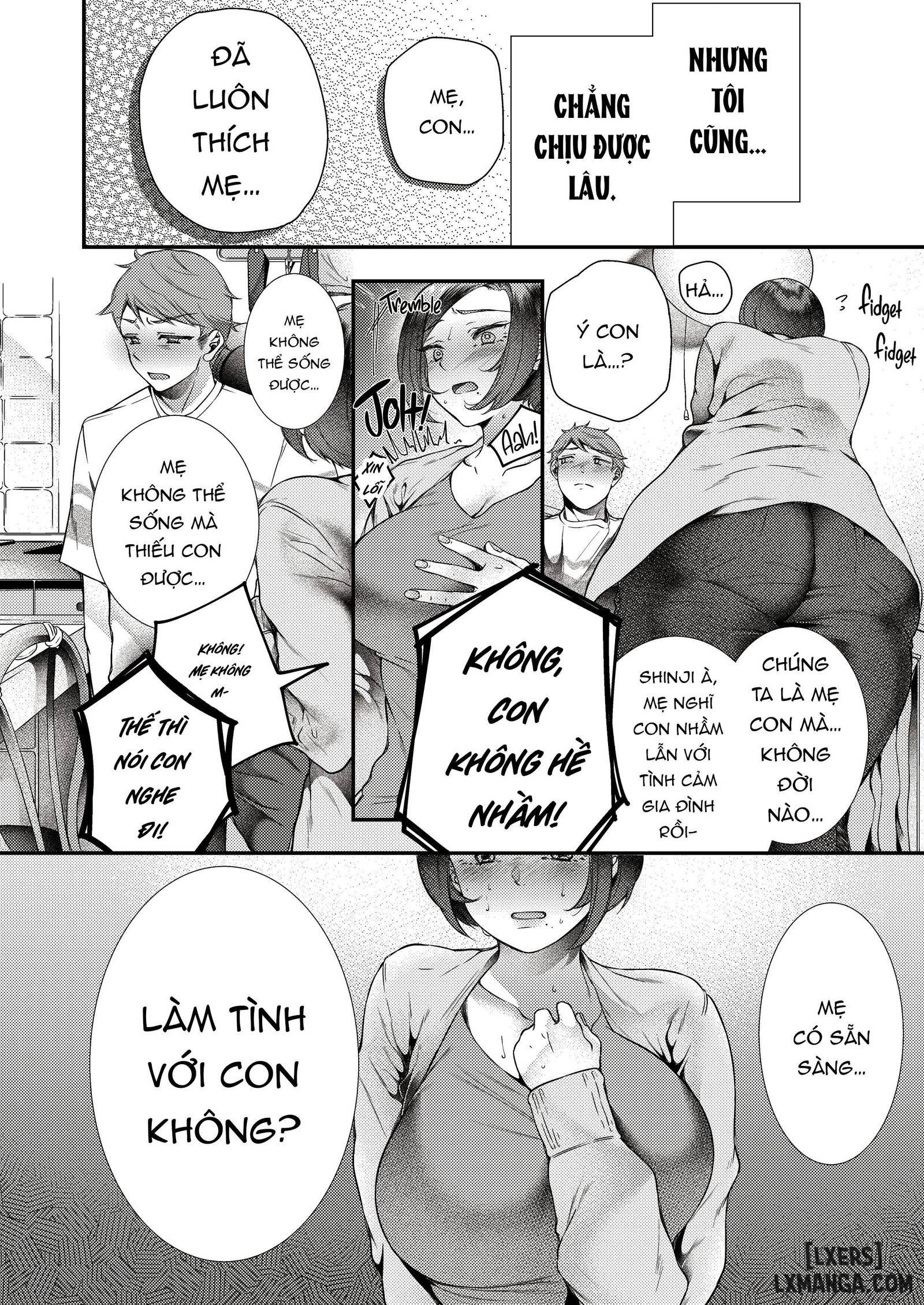 HentaiVN.net - Ảnh 7 - Mom, I Wanna Be More Than Just Your Son - Chap 1