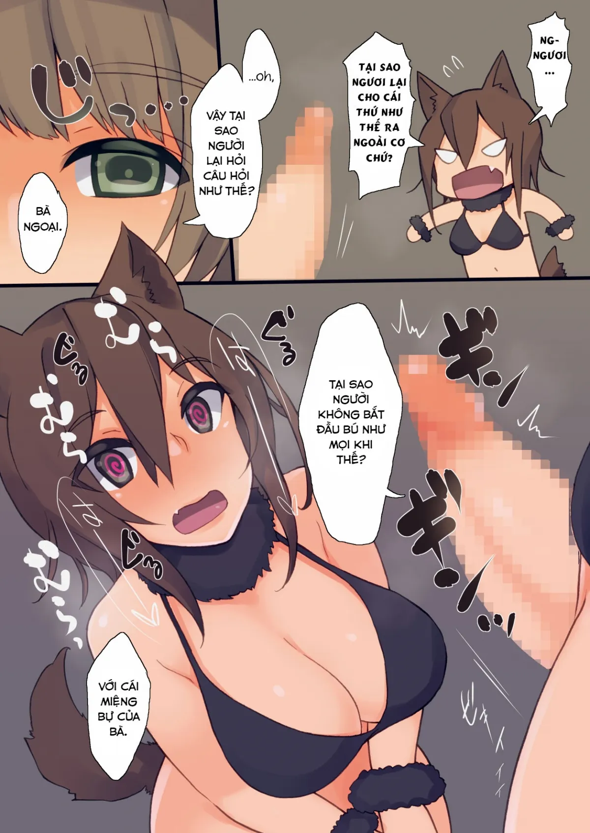 HentaiVN.net - Ảnh 7 - Little Futa Riding Hood (Cô Bé Quàng Khăn Đỏ) [Futa Zukin-chan] - Chap 1
