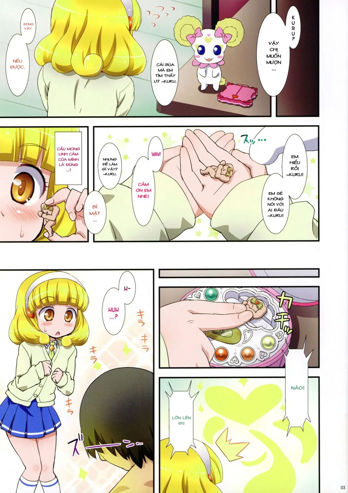 HentaiVN.net - Ảnh 4 - Yayoi-chan no Special Cure Decor!? - Chap 1