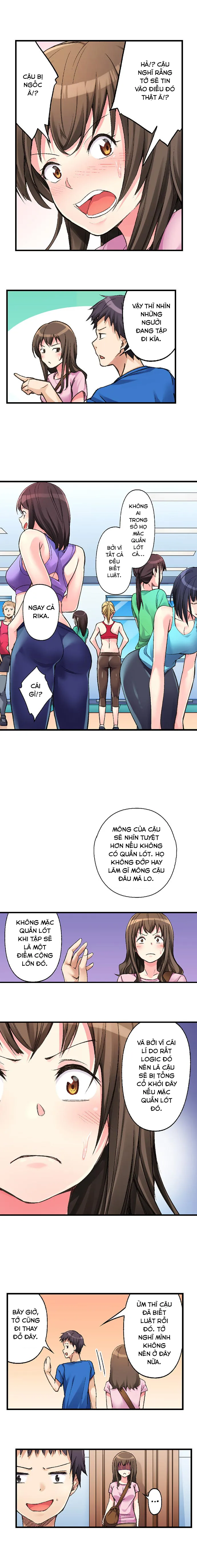 HentaiVN.net - Ảnh 9 - No Panty Booty Workout! - Chap 1