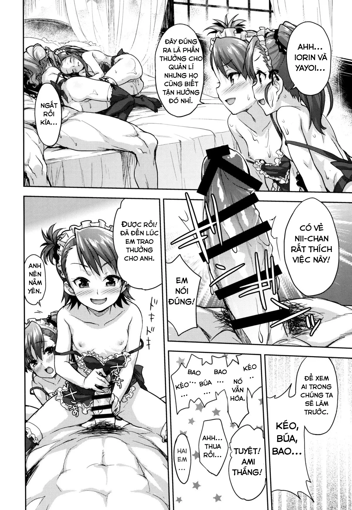 HentaiVN.net - Ảnh 16 - LOLI QUARTETT! (THE IDOLM@STER) - Chap 1