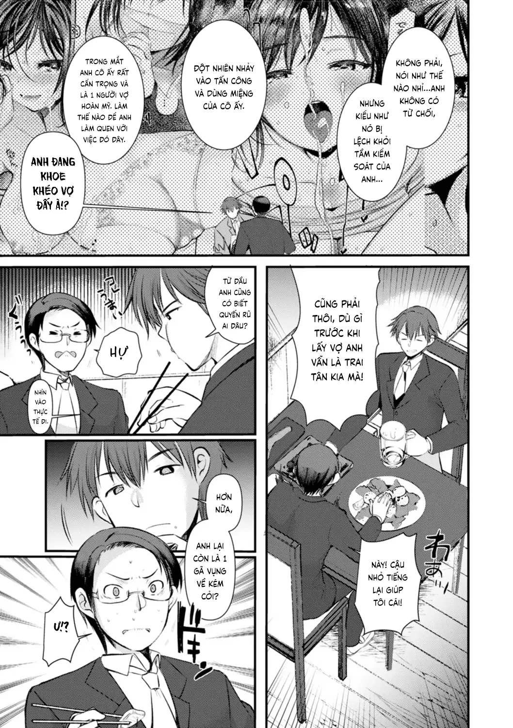 HentaiVN.net - Ảnh 4 - Nhật ký dâm đãng của cô vợ mới cưới [Niizuma-san no Kojirase Ero Nikki, 妻さんのこじらせエロ日記] - Chap 5