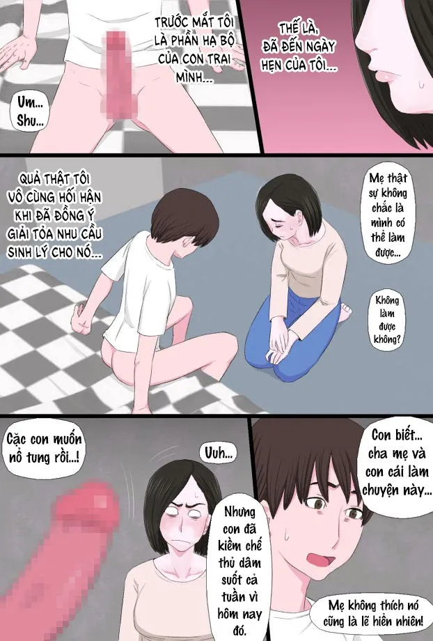 HentaiVN.net - Ảnh 9 - Do You Love Your Pure And Gentle Mother? [Seijun De Yasashii Okaa-San Wa Suki Desu Ka?] - Chap 1