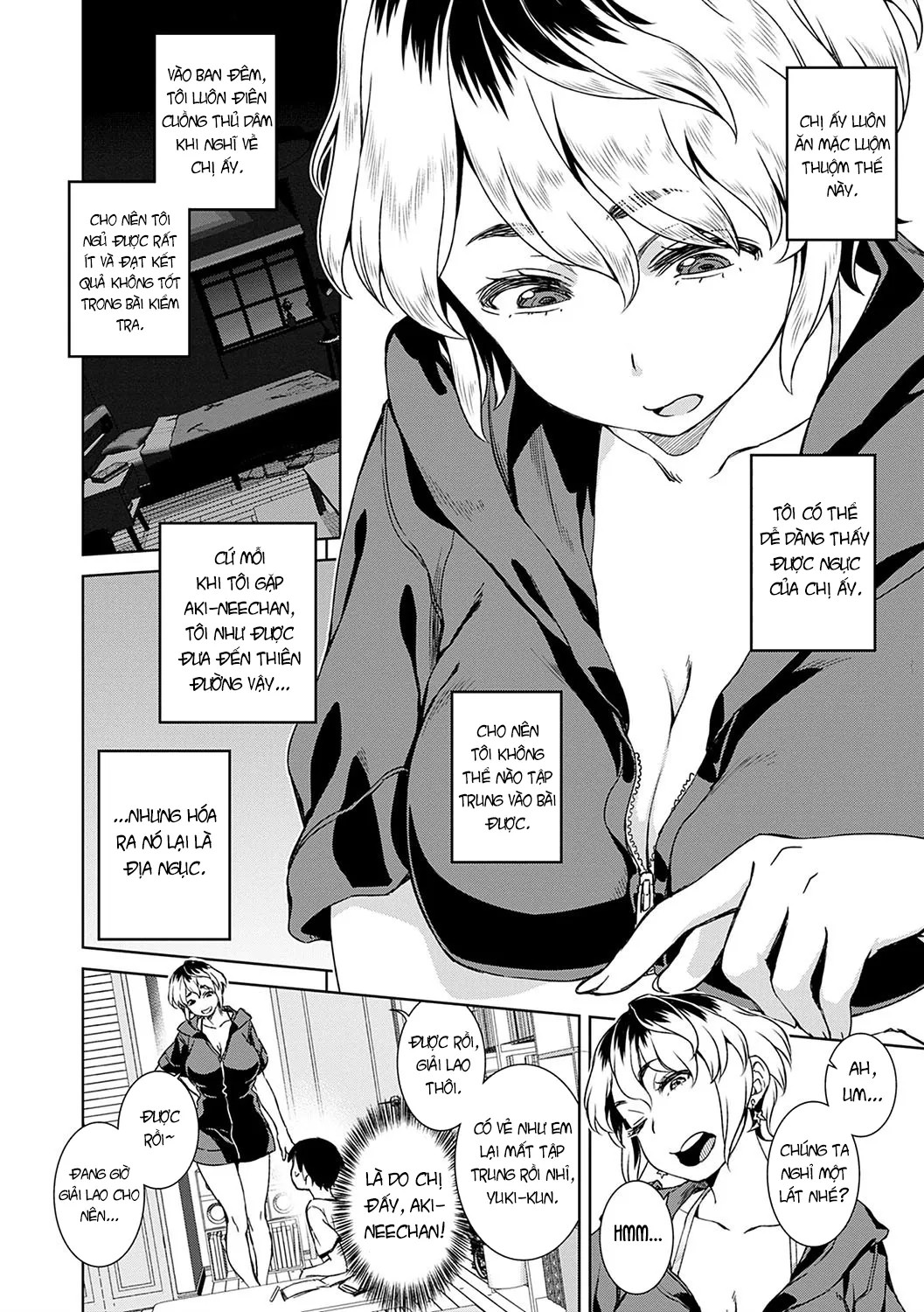 HentaiVN.net - Ảnh 3 - Chị hàng xóm dâm đãng [Ikinuki Yaruki] - Chap 1