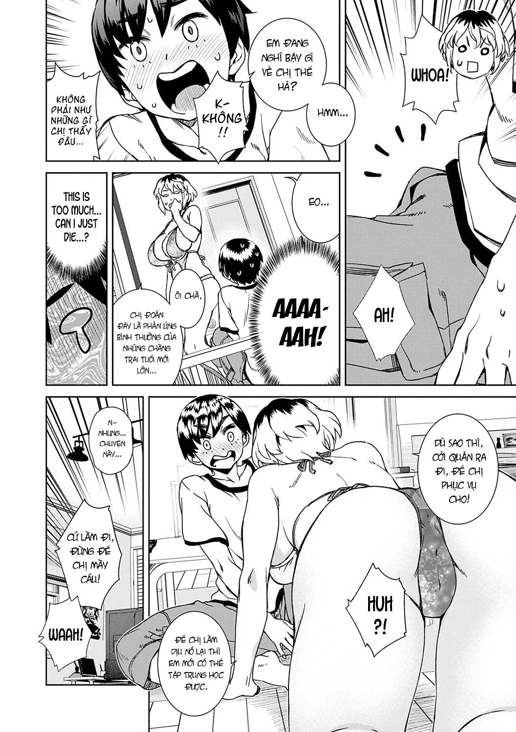 HentaiVN.net - Ảnh 5 - Chị hàng xóm dâm đãng [Ikinuki Yaruki] - Chap 1