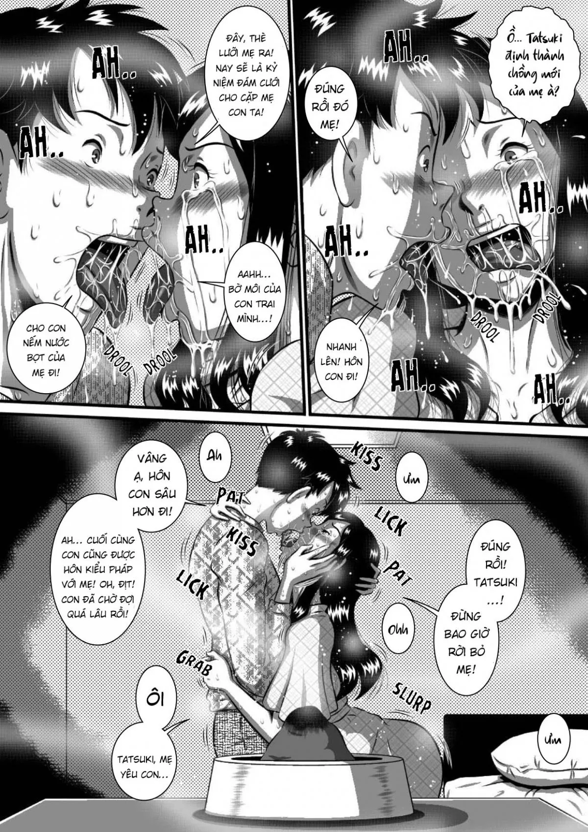 HentaiVN.net - Ảnh 11 - Chấn động! Con địt mẹ, bố địt em!! [Tonight I Will Turn My Mother Into My Wife] - Chap 1