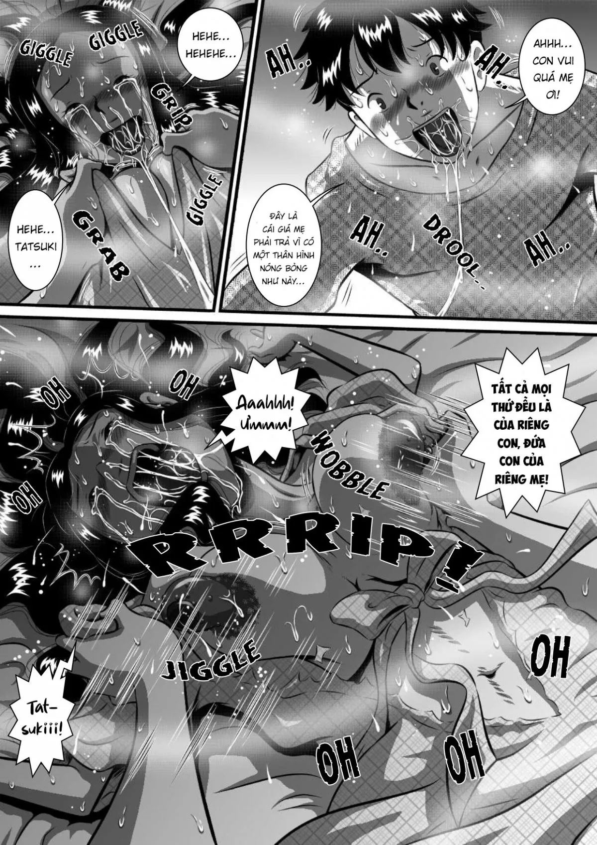 HentaiVN.net - Ảnh 16 - Chấn động! Con địt mẹ, bố địt em!! [Tonight I Will Turn My Mother Into My Wife] - Chap 1