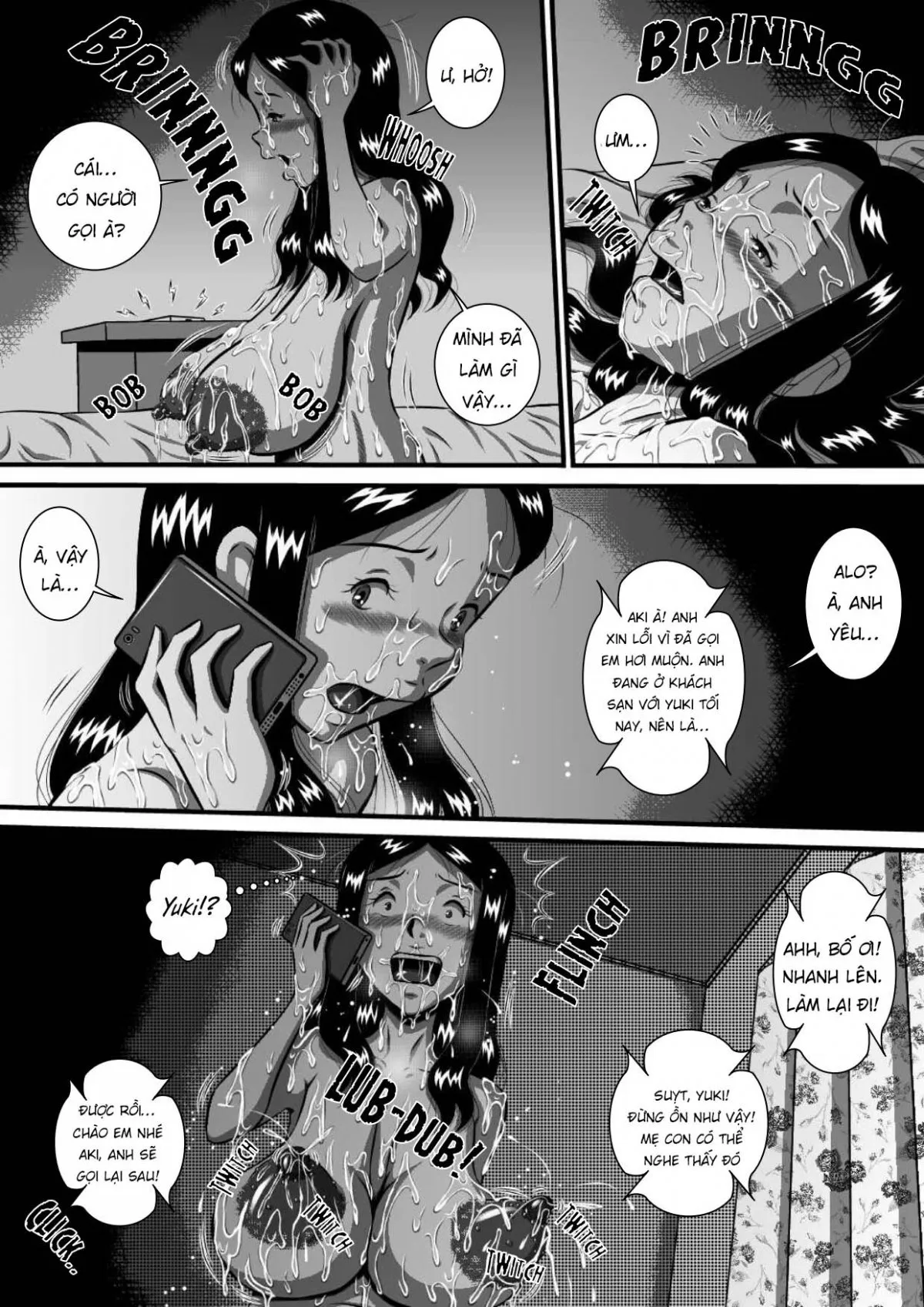 HentaiVN.net - Ảnh 22 - Chấn động! Con địt mẹ, bố địt em!! [Tonight I Will Turn My Mother Into My Wife] - Chap 1