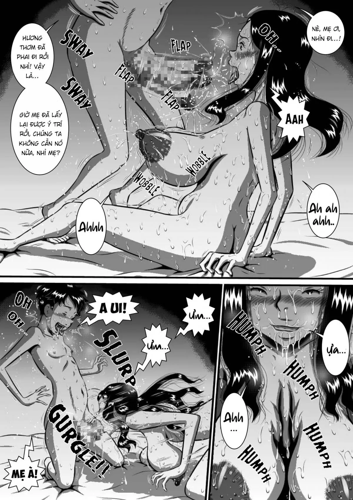 HentaiVN.net - Ảnh 25 - Chấn động! Con địt mẹ, bố địt em!! [Tonight I Will Turn My Mother Into My Wife] - Chap 1
