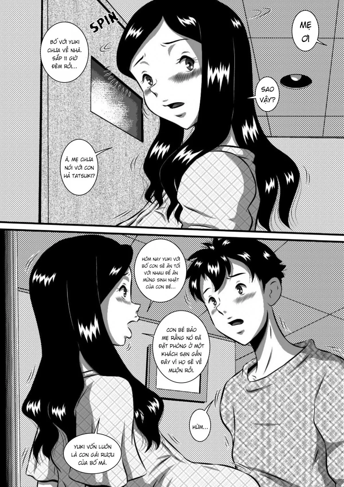 HentaiVN.net - Ảnh 3 - Chấn động! Con địt mẹ, bố địt em!! [Tonight I Will Turn My Mother Into My Wife] - Chap 1