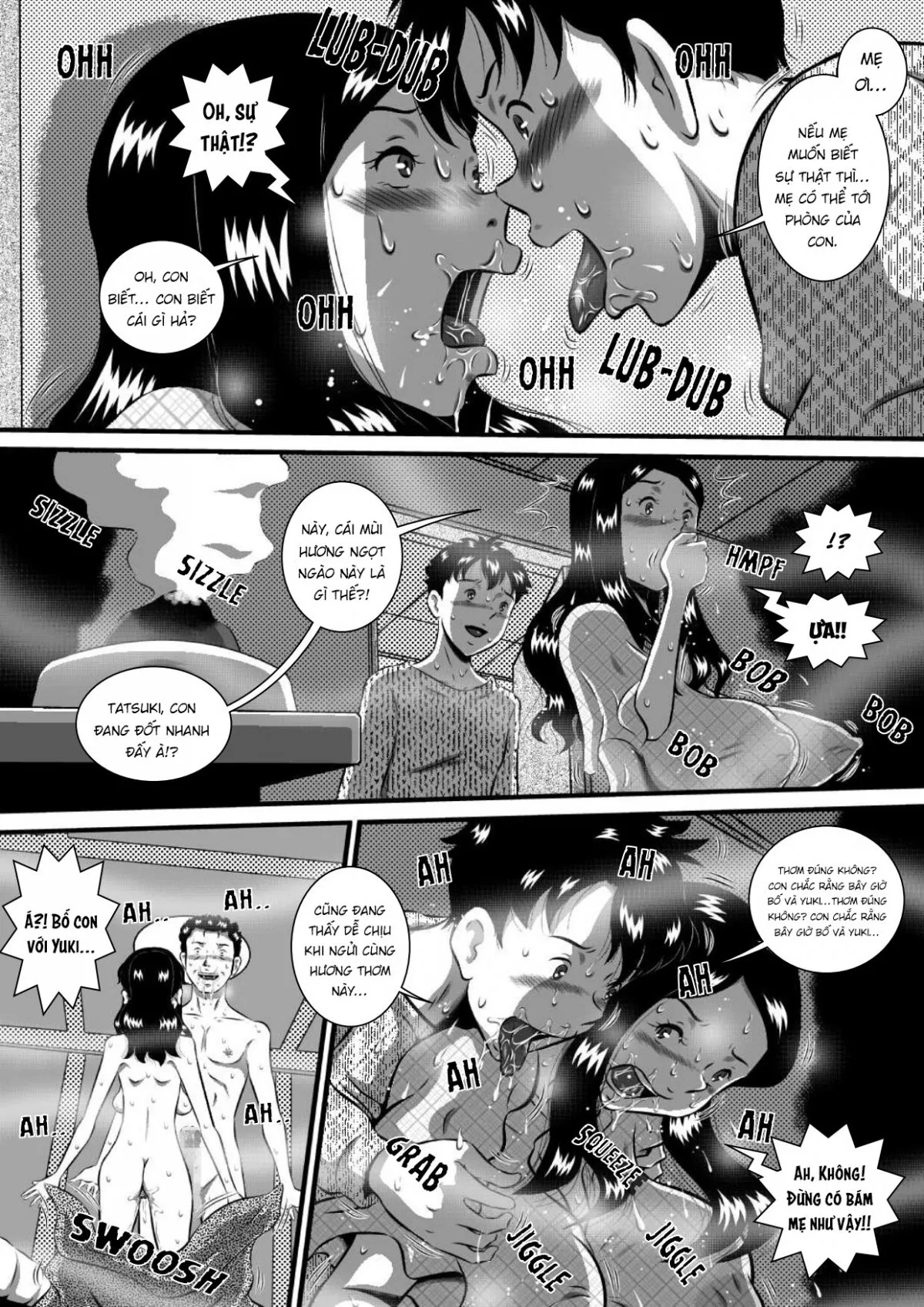 HentaiVN.net - Ảnh 5 - Chấn động! Con địt mẹ, bố địt em!! [Tonight I Will Turn My Mother Into My Wife] - Chap 1