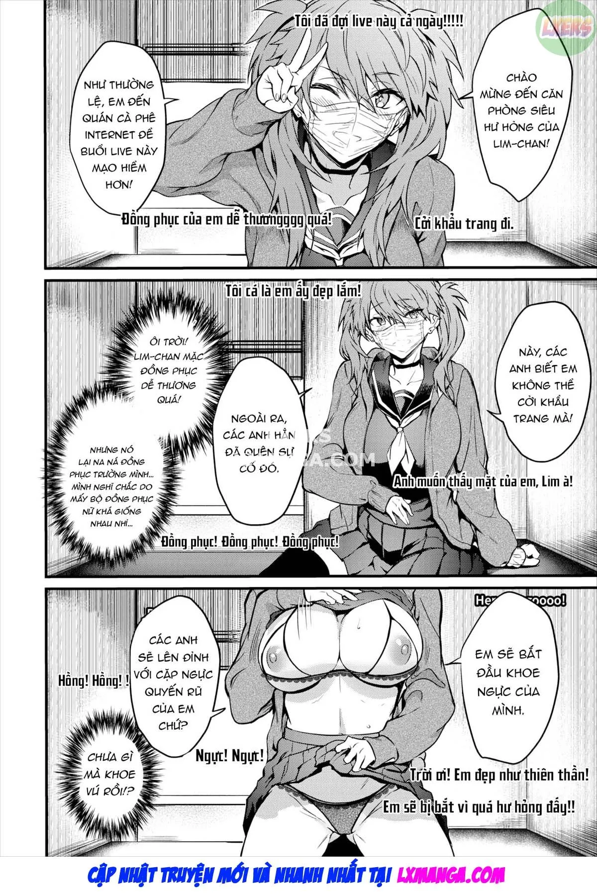 HentaiVN.net - Ảnh 7 - Cùng nhau ★ Live Stream - Chap 1