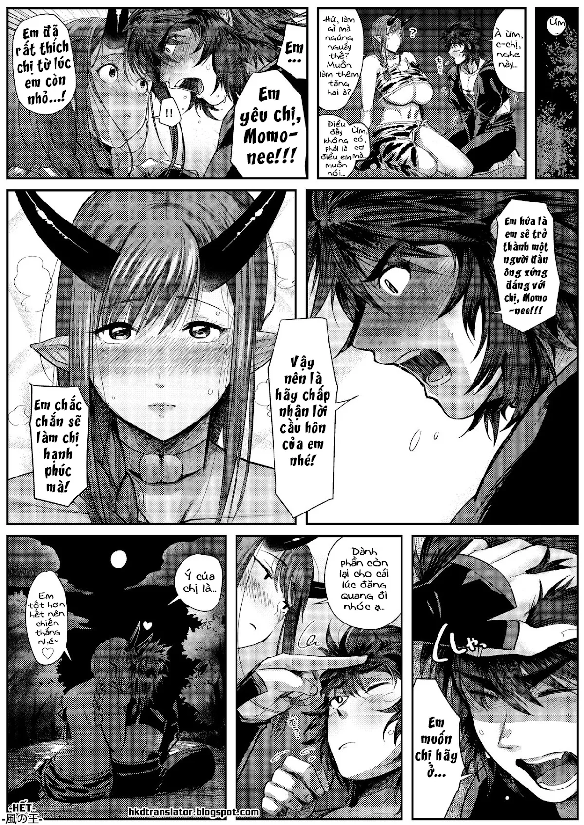 HentaiVN.net - Ảnh 24 - Oni to Wakamomo [Nữ Oni và cậu nhóc đào] - Chap 1