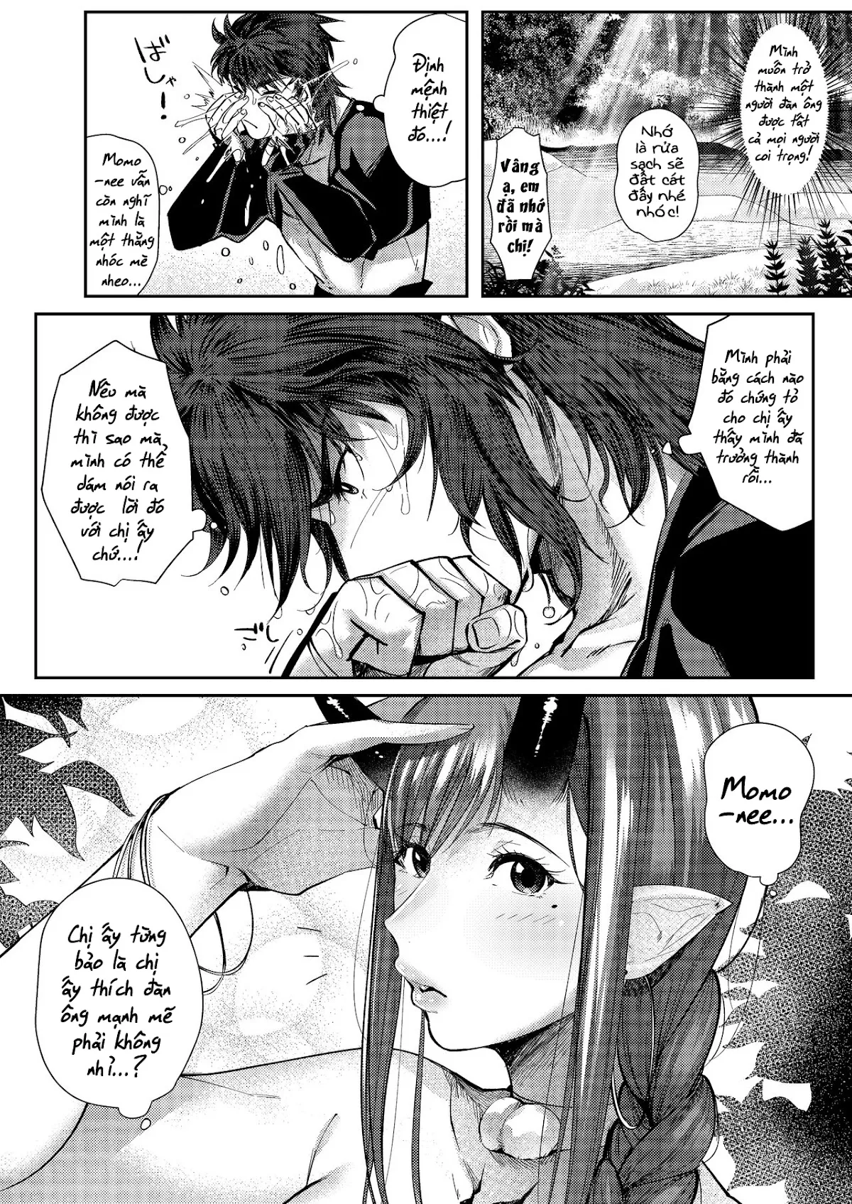 HentaiVN.net - Ảnh 6 - Oni to Wakamomo [Nữ Oni và cậu nhóc đào] - Chap 1