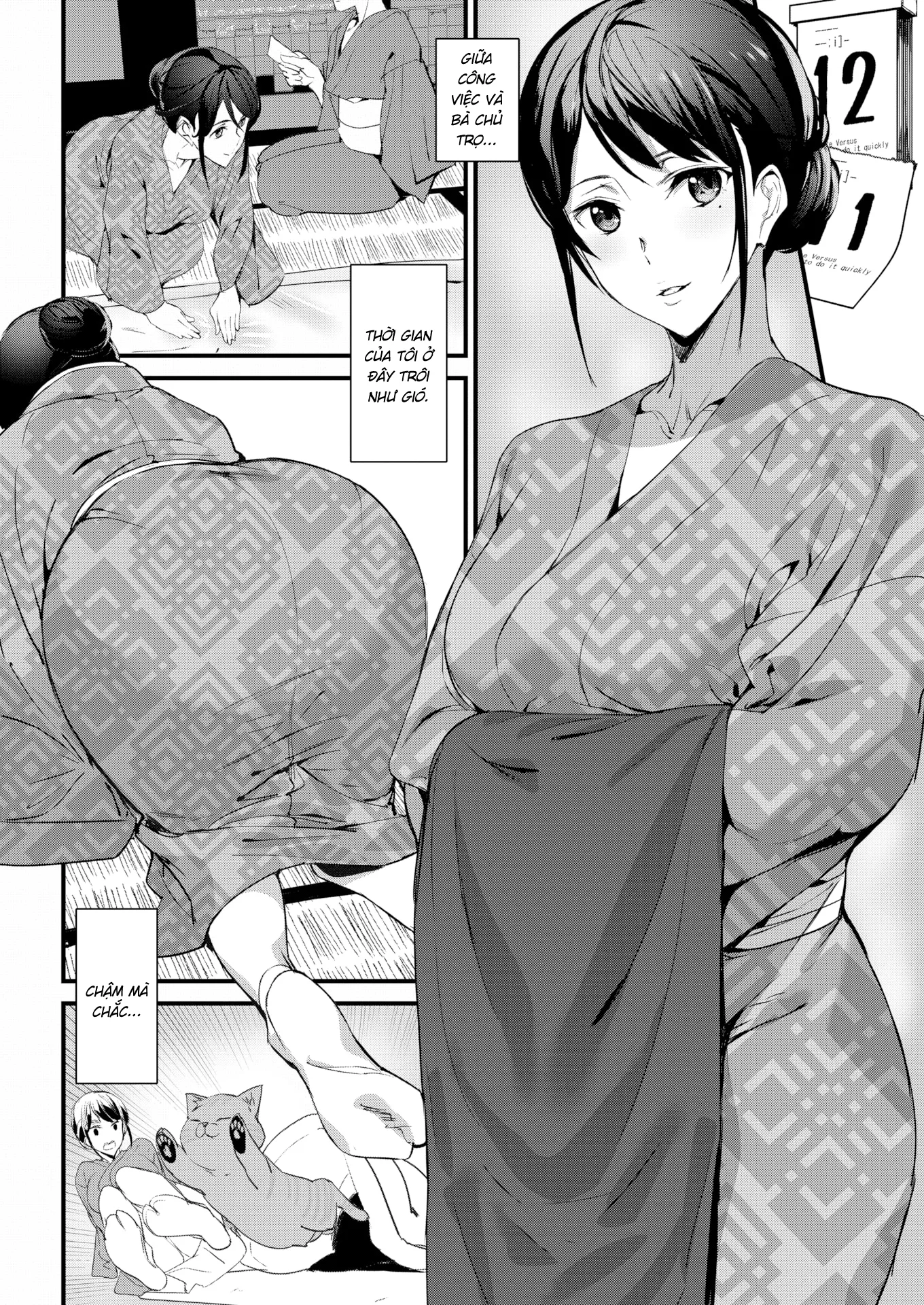 HentaiVN.net - Ảnh 14 - Bà chủ suối nước nóng [The Cat Spring's Young Matron] - Chap 1