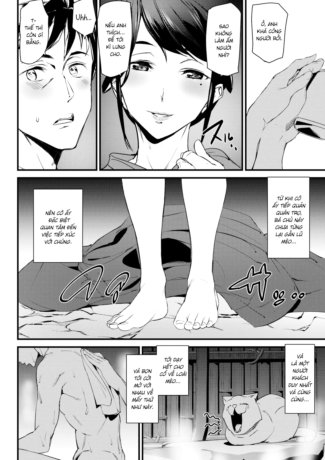 HentaiVN.net - Ảnh 8 - Bà chủ suối nước nóng [The Cat Spring's Young Matron] - Chap 1