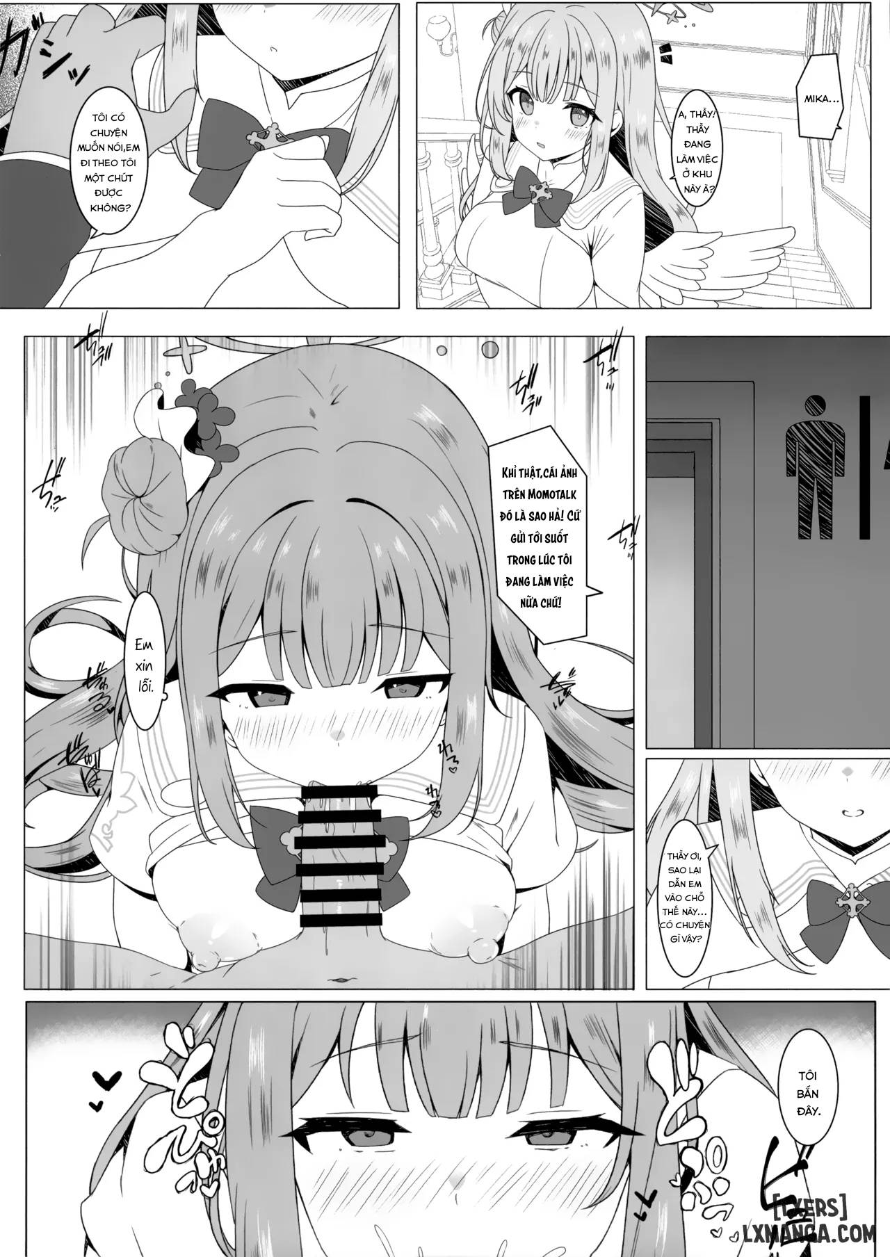 HentaiVN.net - Ảnh 7 - Sa Ngã Trước Thiên Thần - Chap 1