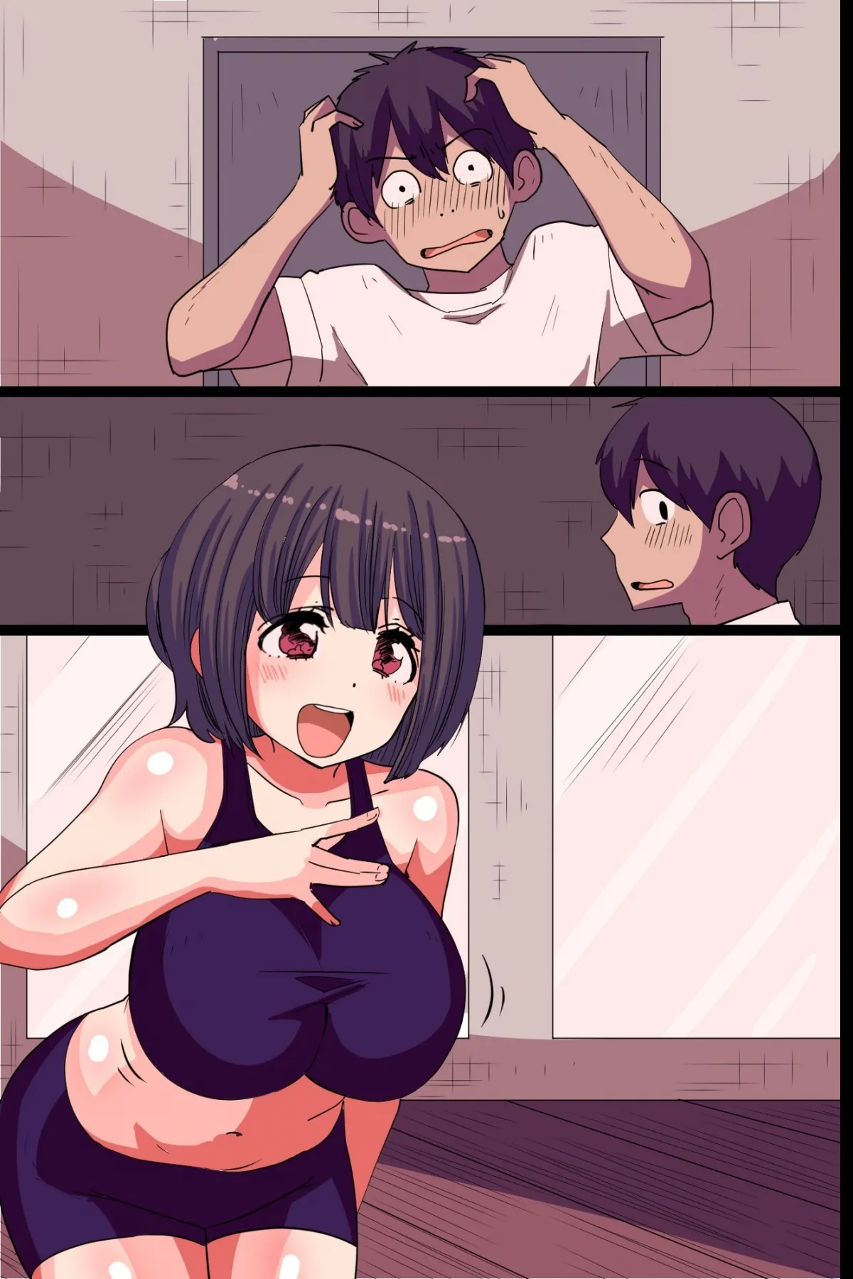 HentaiVN.net - Ảnh 11 - Kyonyuu de Kawaii Nyotai-hame-ana de Pakopako Tanetsuke-training Dekiru Gym - Chap 1