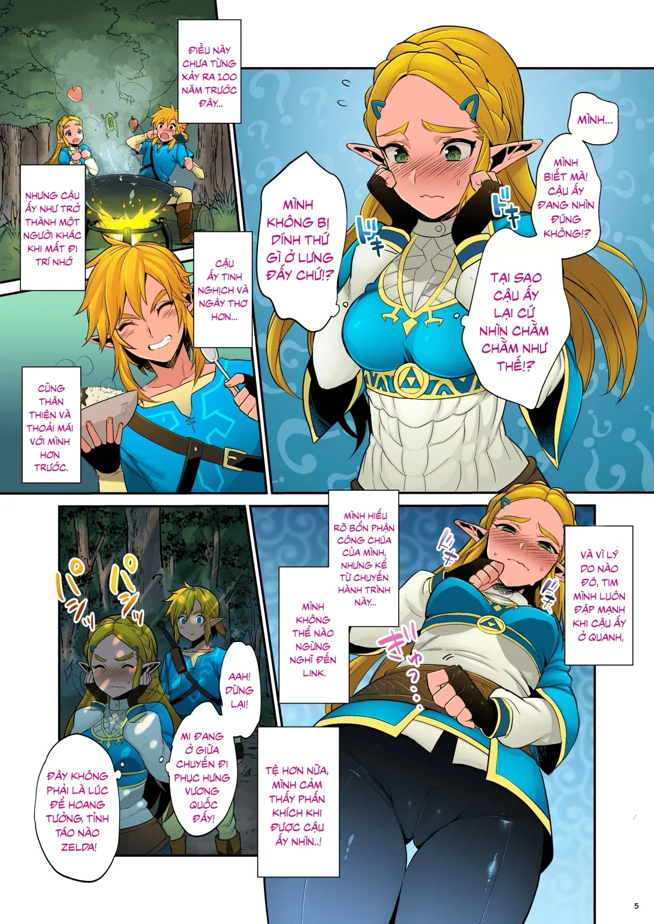HentaiVN.net - Ảnh 6 - Hyrule Hanei no Tame no Katsudou [Taking steps to ensure Hyrule's prosperity!] - Chap 1