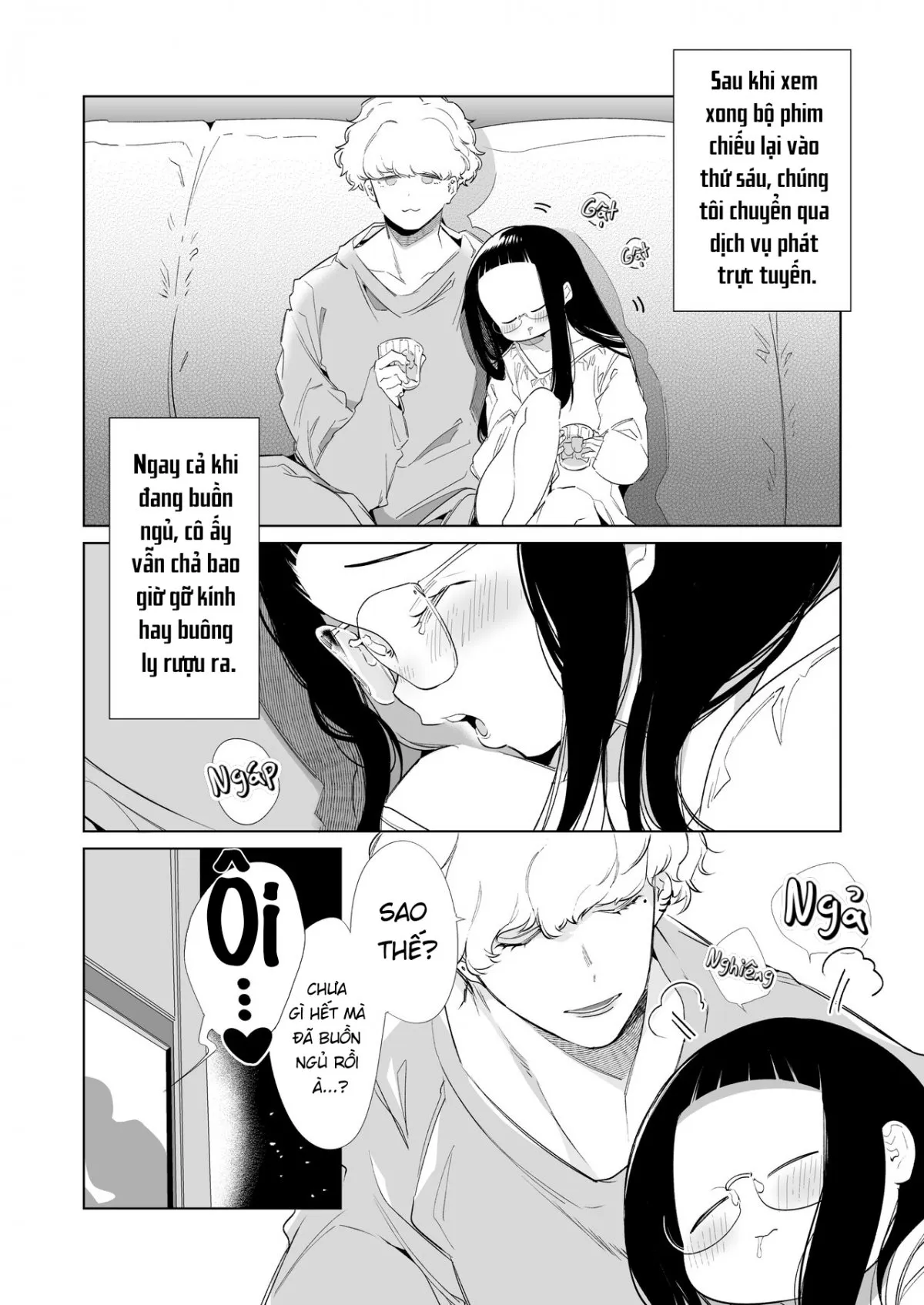 HentaiVN.net - Ảnh 4 - Nàng nghiêm túc và chàng thảnh thơi 1:30 sáng - Chap 1