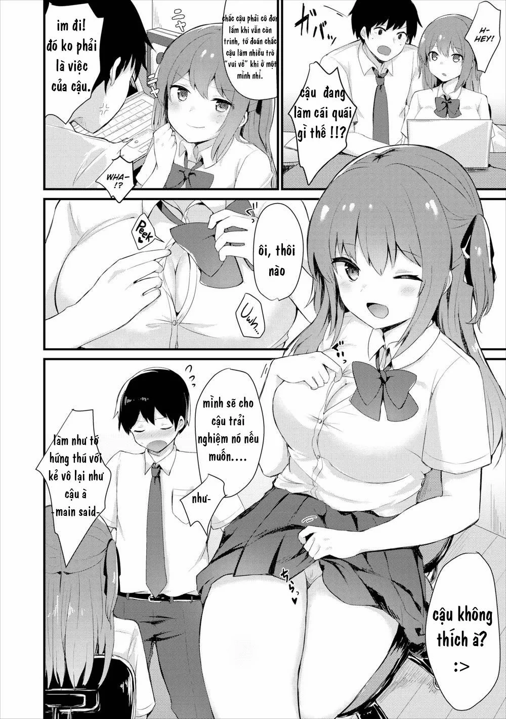 HentaiVN.net - Ảnh 4 - My Childhood Friend Isn’t Honest with Herself - Chap 1