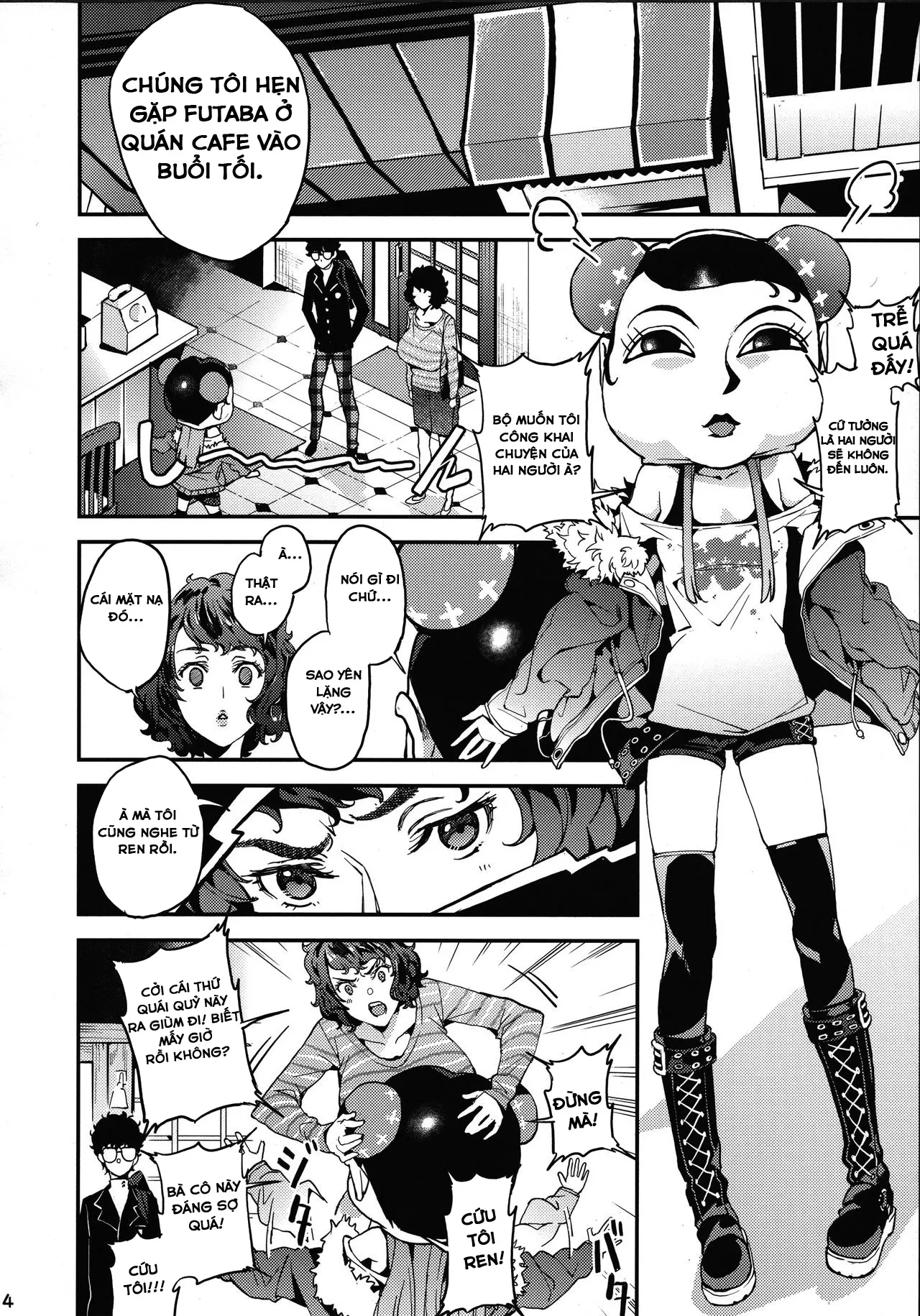 HentaiVN.net - Ảnh 4 - Kawakami Sensei to Futaba no Himitsu Kojin Jugyou (Persona 5) - Chap 1