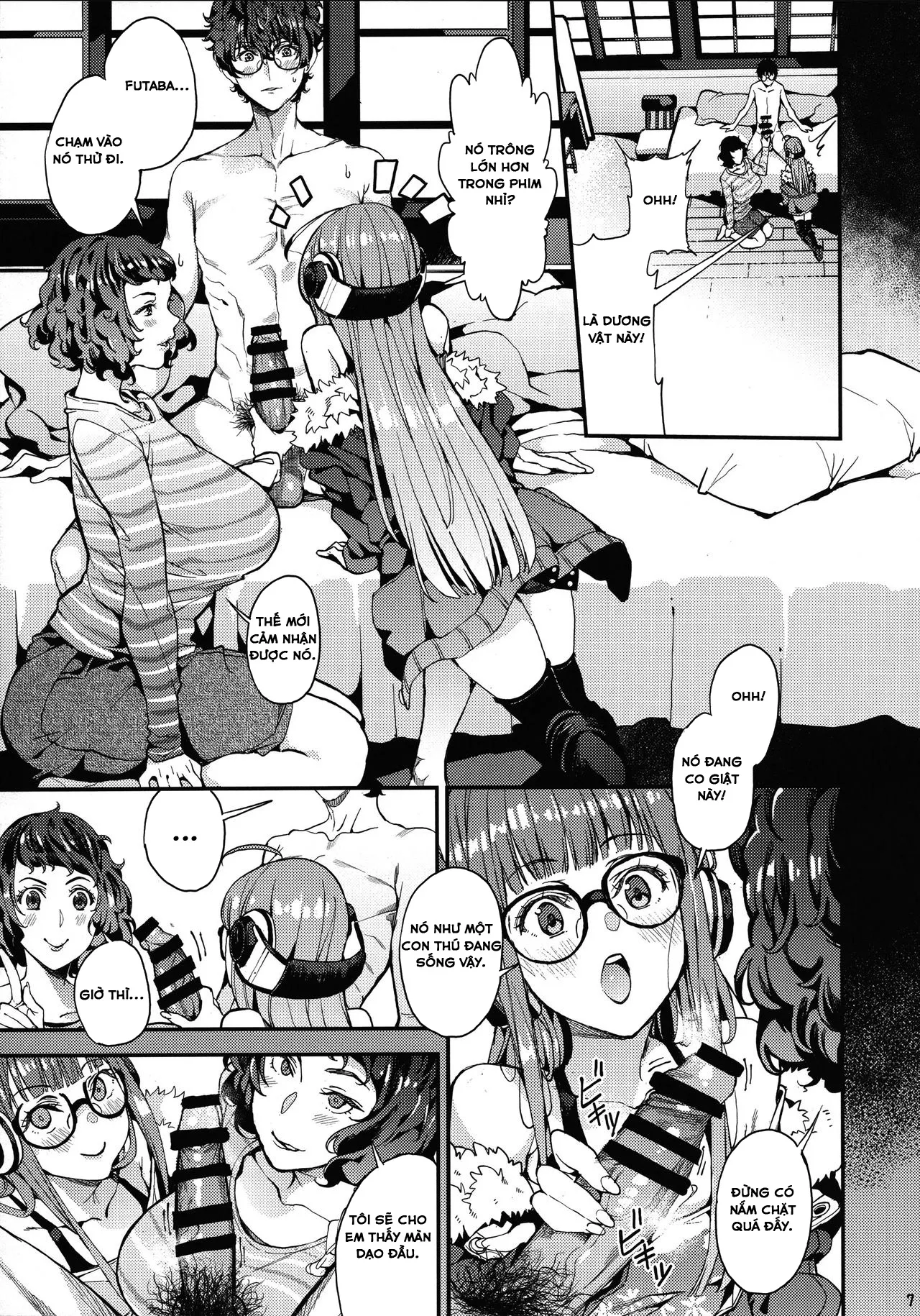 HentaiVN.net - Ảnh 7 - Kawakami Sensei to Futaba no Himitsu Kojin Jugyou (Persona 5) - Chap 1