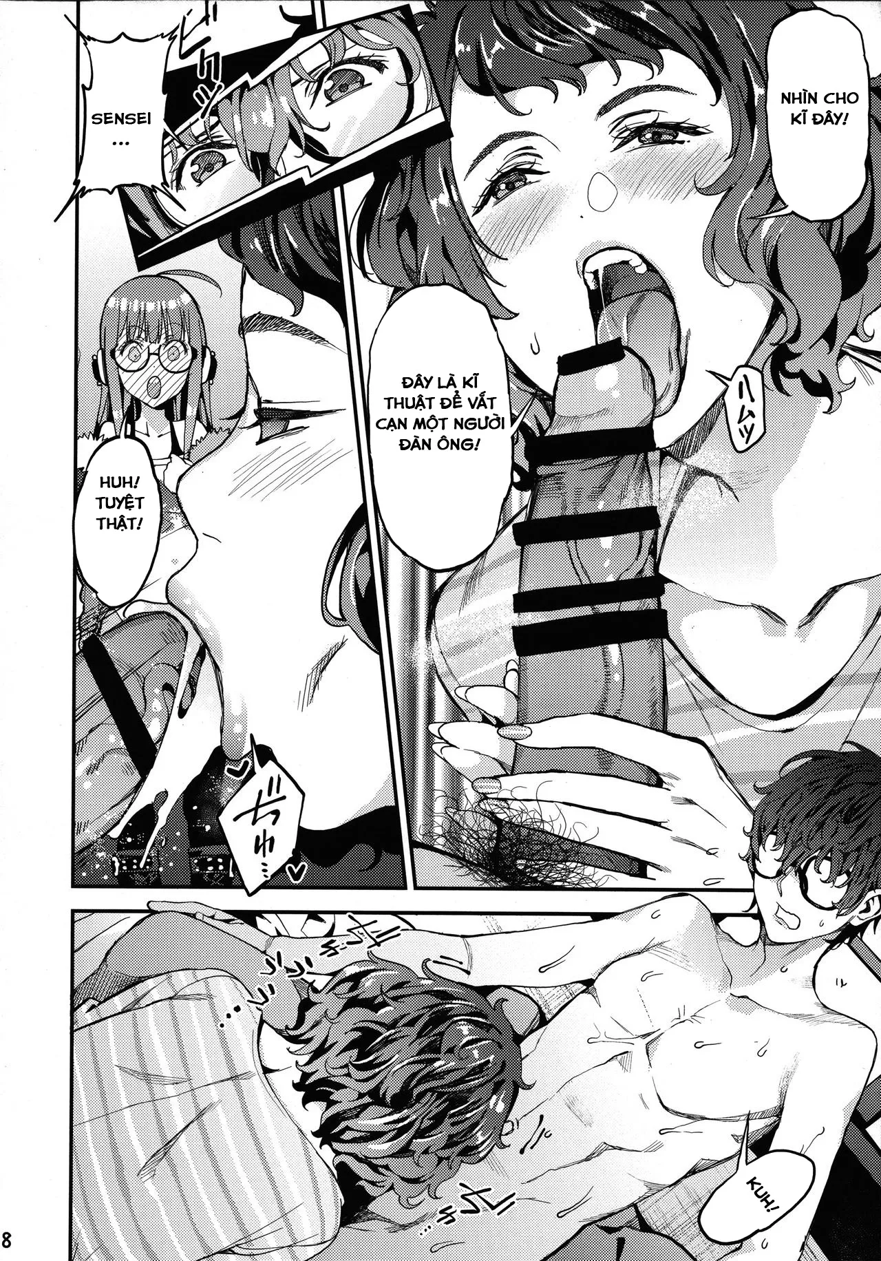 HentaiVN.net - Ảnh 8 - Kawakami Sensei to Futaba no Himitsu Kojin Jugyou (Persona 5) - Chap 1