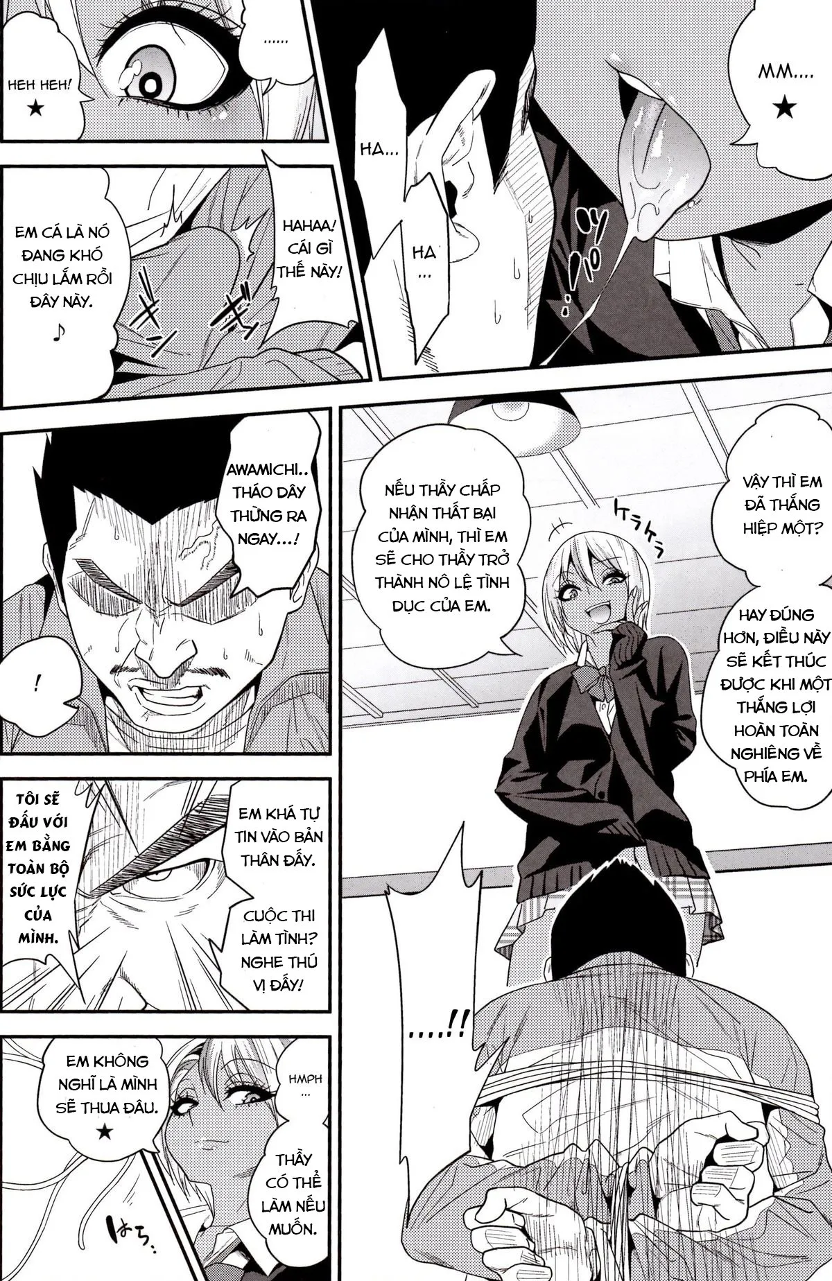 HentaiVN.net - Ảnh 9 - Cậu bé thích mặc đồng phục nữ sinh [Gal Bitch sho-nen no INSEI , ギャルビッチ少年の淫性] - Chap 1