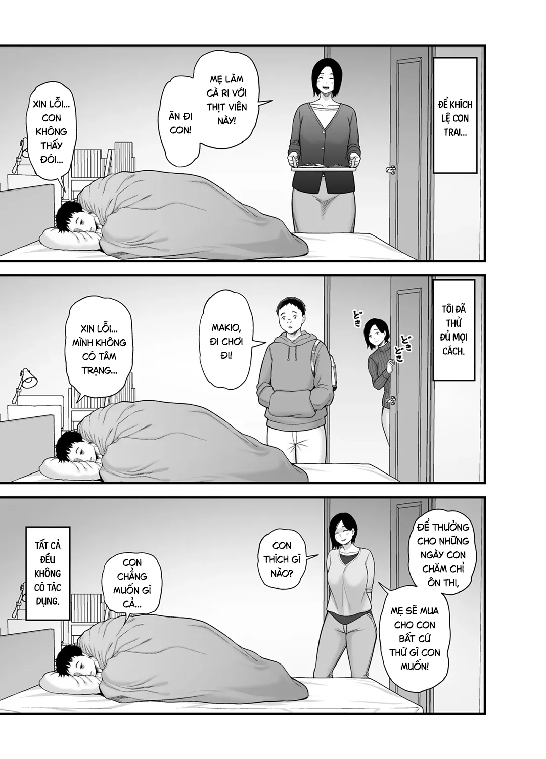 HentaiVN.net - Ảnh 4 - Mẹ hi sinh thân thể để cứu con trai - Chap 1