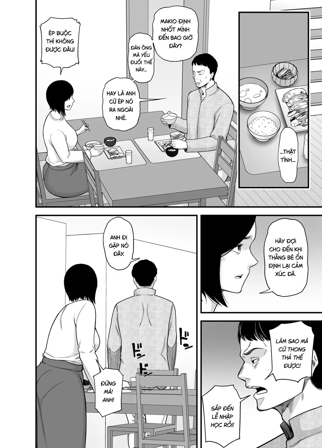 HentaiVN.net - Ảnh 5 - Mẹ hi sinh thân thể để cứu con trai - Chap 1