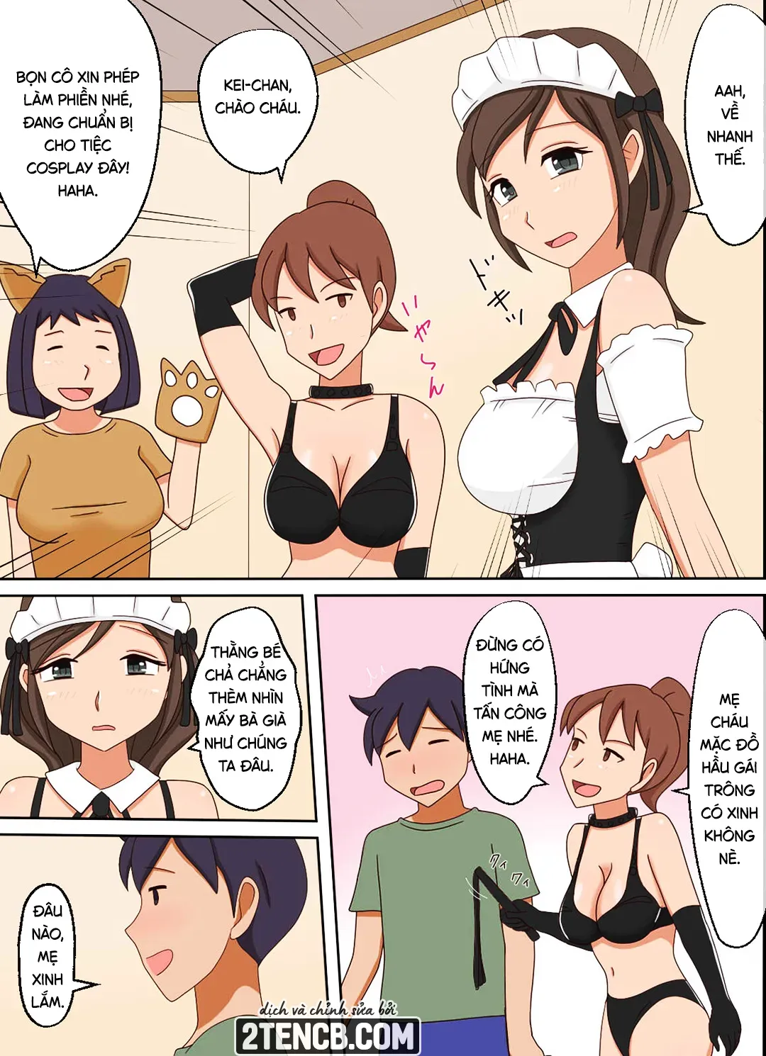 HentaiVN.net - Ảnh 24 - Sau khi xem sex mẹ con, cô ấy cũng muốn làm với con trai - Chap 1