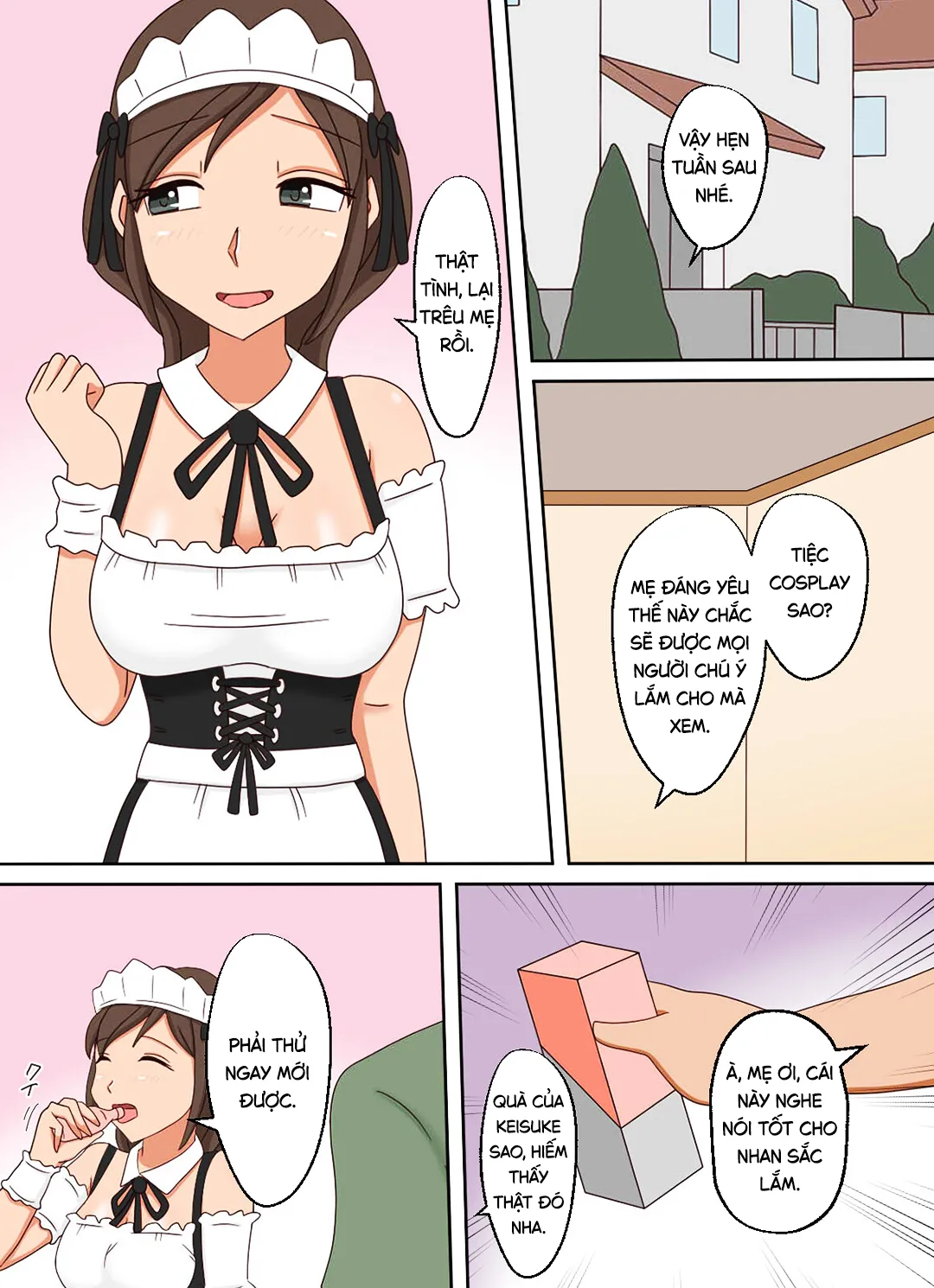 HentaiVN.net - Ảnh 25 - Sau khi xem sex mẹ con, cô ấy cũng muốn làm với con trai - Chap 1