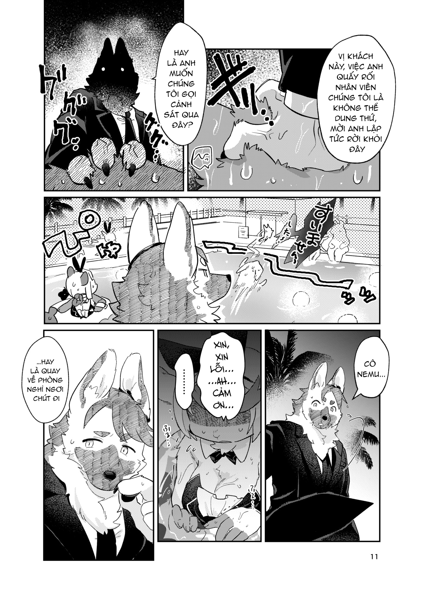 HentaiVN.net - Ảnh 11 - Chào mừng quý khách đến với quán bar Thỏ Bay Bổng - Chap 1