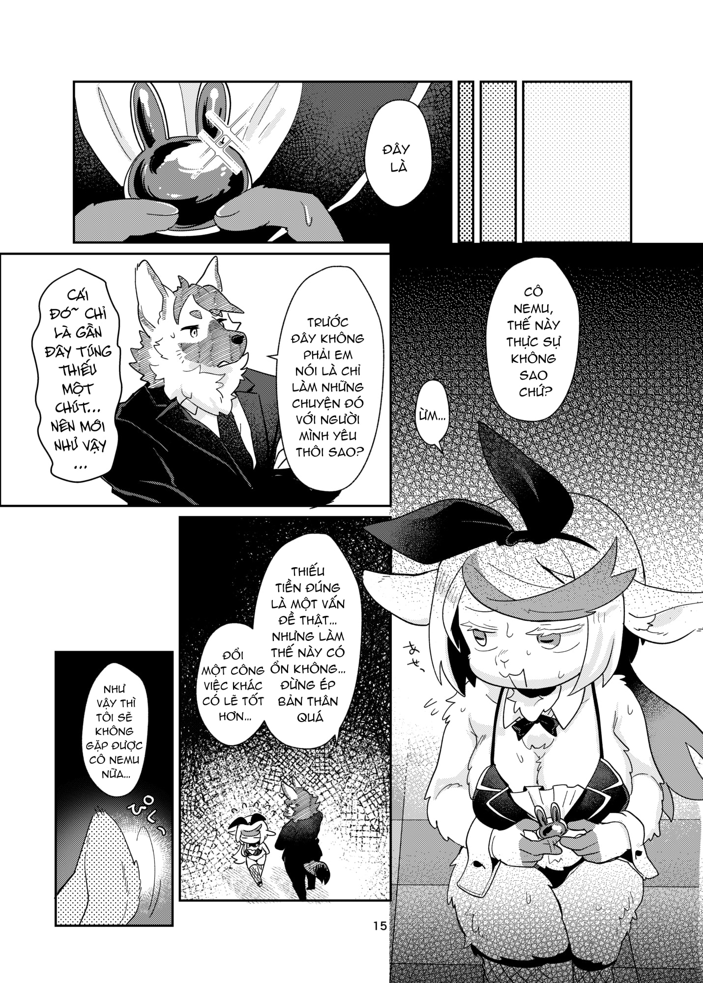 HentaiVN.net - Ảnh 15 - Chào mừng quý khách đến với quán bar Thỏ Bay Bổng - Chap 1