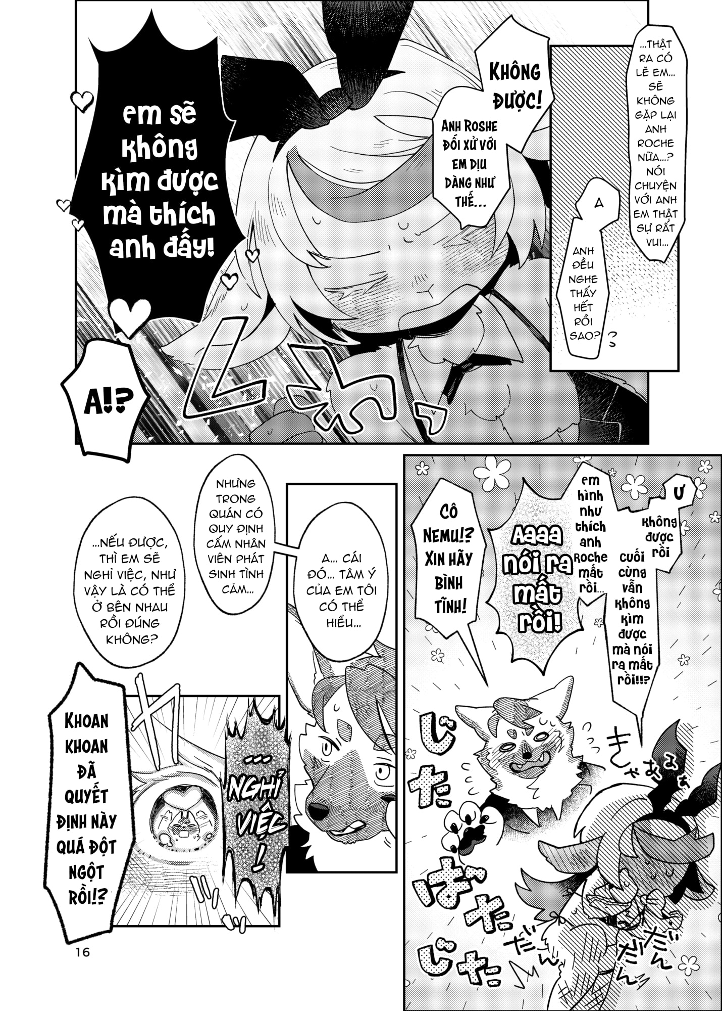 HentaiVN.net - Ảnh 16 - Chào mừng quý khách đến với quán bar Thỏ Bay Bổng - Chap 1
