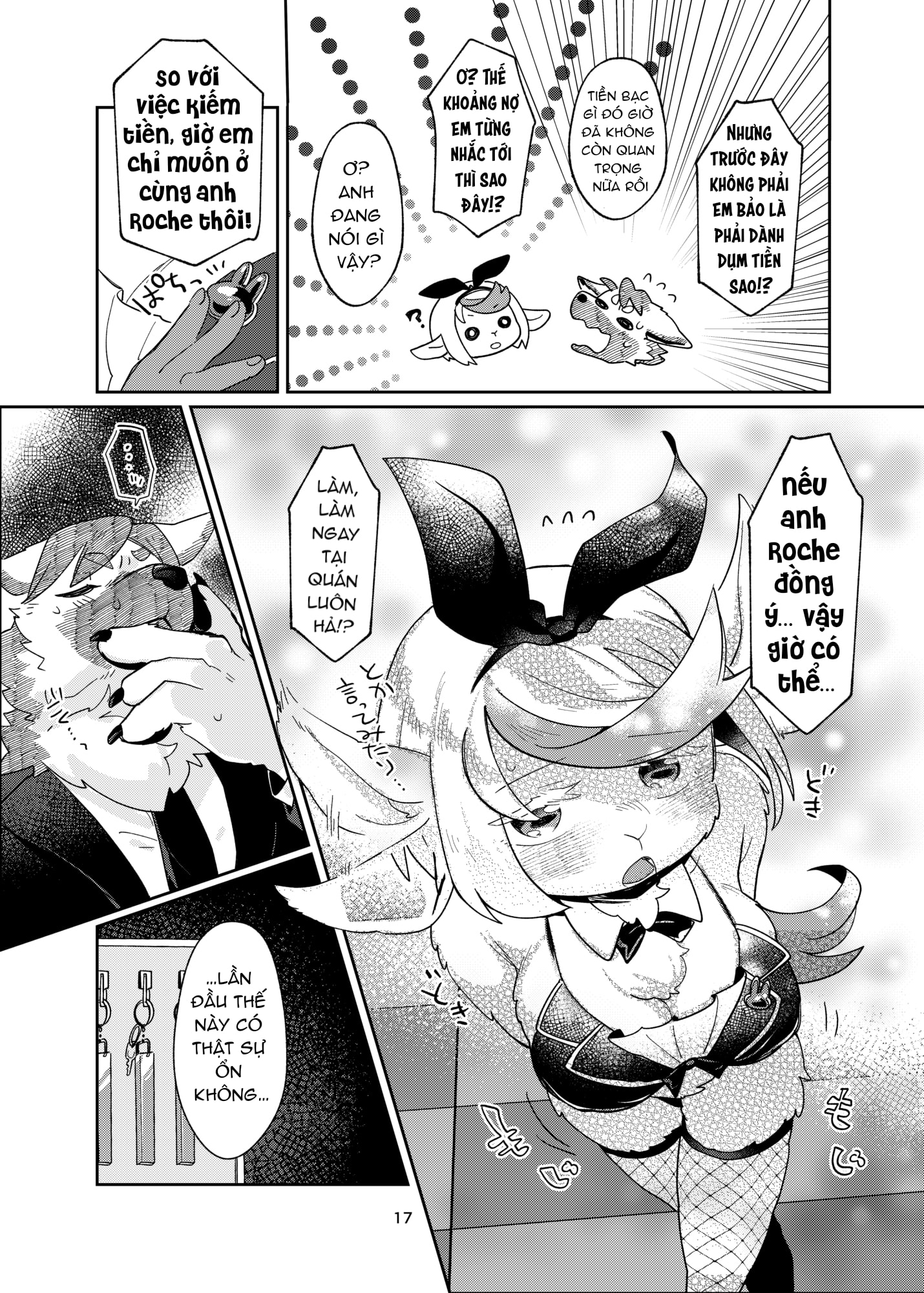 HentaiVN.net - Ảnh 17 - Chào mừng quý khách đến với quán bar Thỏ Bay Bổng - Chap 1