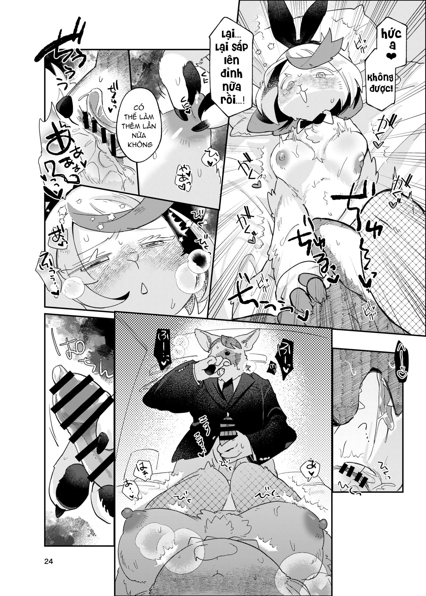 HentaiVN.net - Ảnh 24 - Chào mừng quý khách đến với quán bar Thỏ Bay Bổng - Chap 1