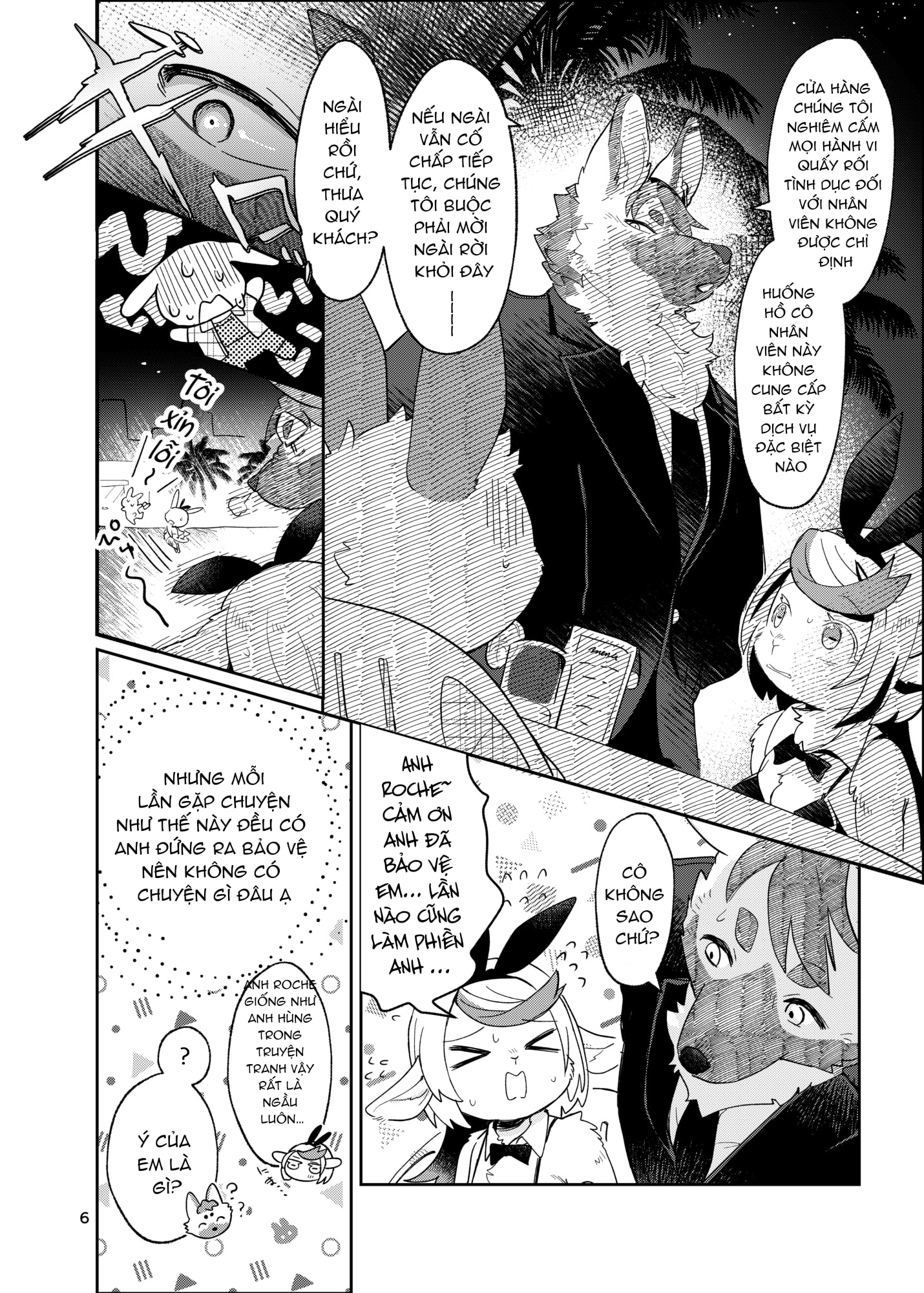 HentaiVN.net - Ảnh 6 - Chào mừng quý khách đến với quán bar Thỏ Bay Bổng - Chap 1