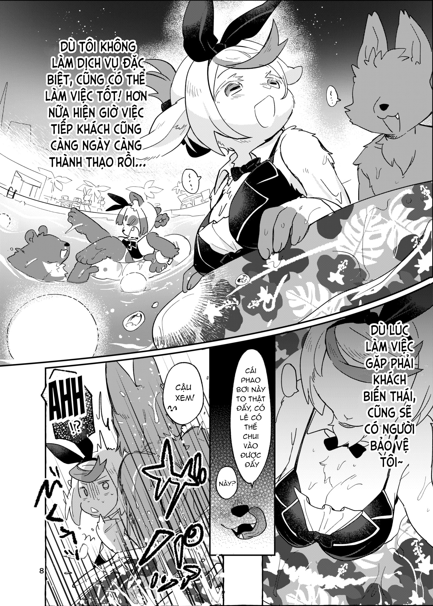 HentaiVN.net - Ảnh 8 - Chào mừng quý khách đến với quán bar Thỏ Bay Bổng - Chap 1