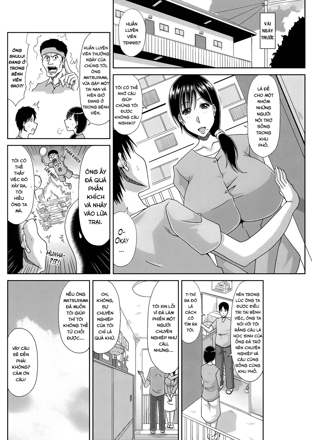 HentaiVN.net - Ảnh 4 - Tai nạn khi làm huấn luyện viên tennis [墜嫁OPテニス, Ochiru Yome OP Tennis] - Chap 1